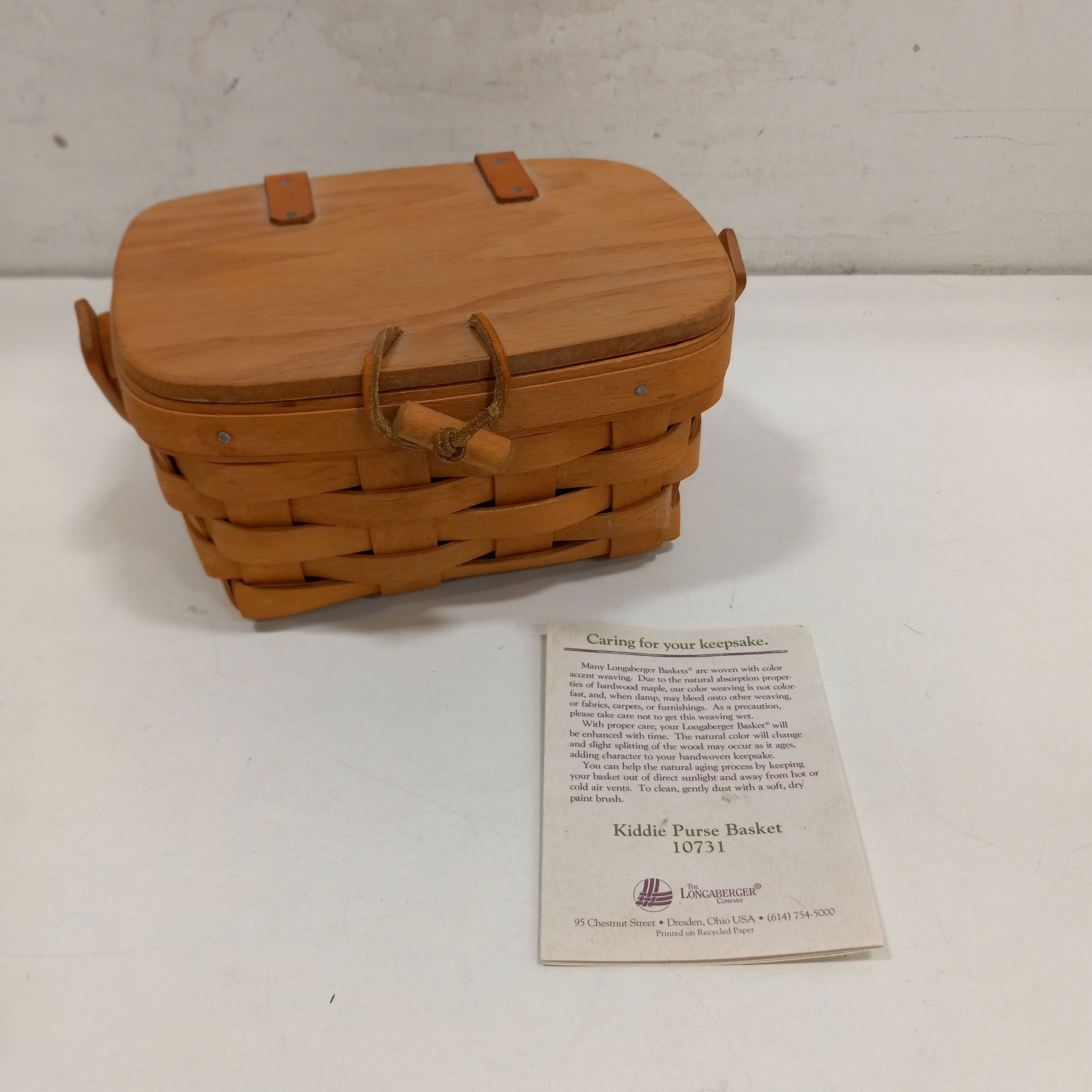 Sold at Auction: Longaberger Basket Purse
