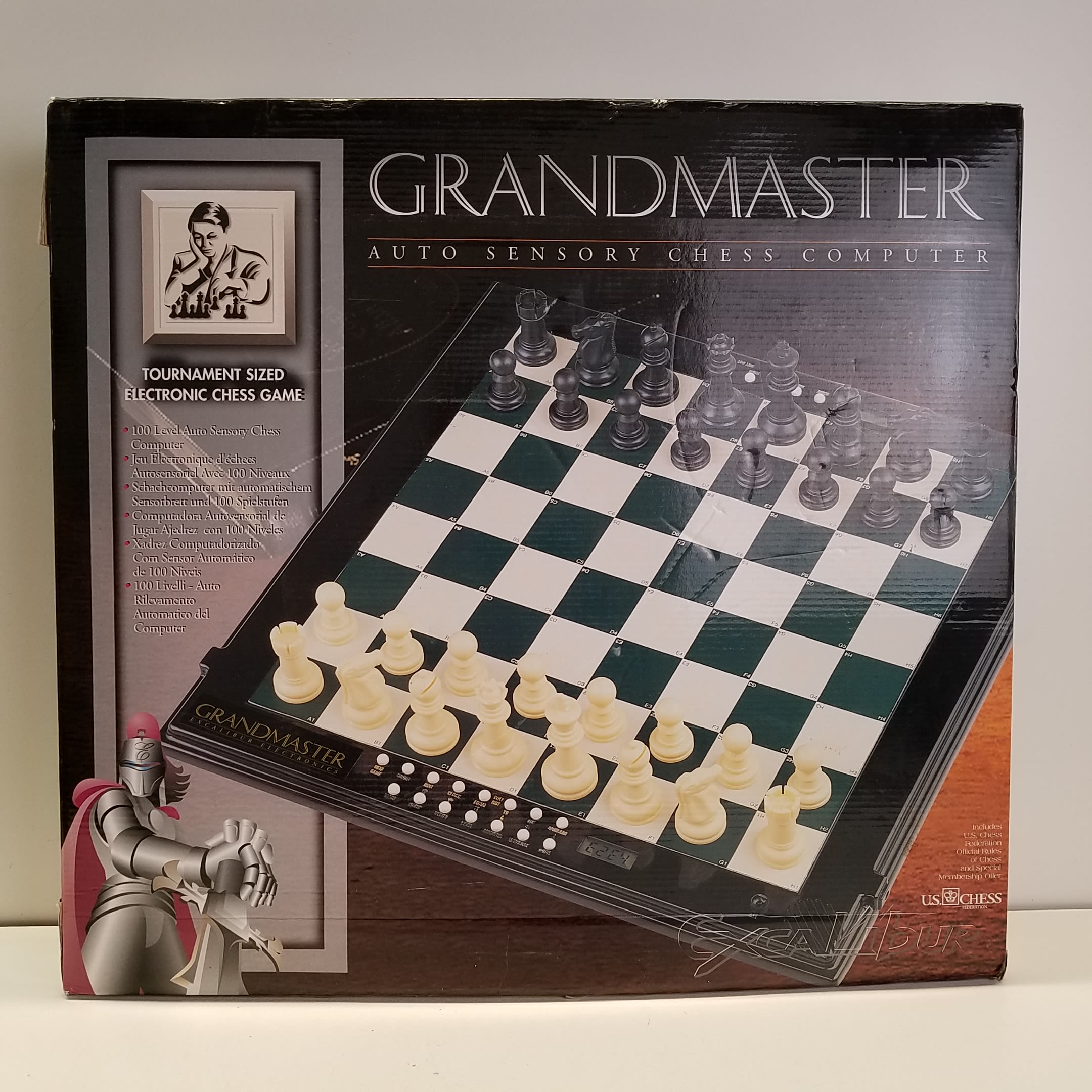 Excalibur 747K Grandmaster Electronic Chess Board Set - Multicolor for sale  online