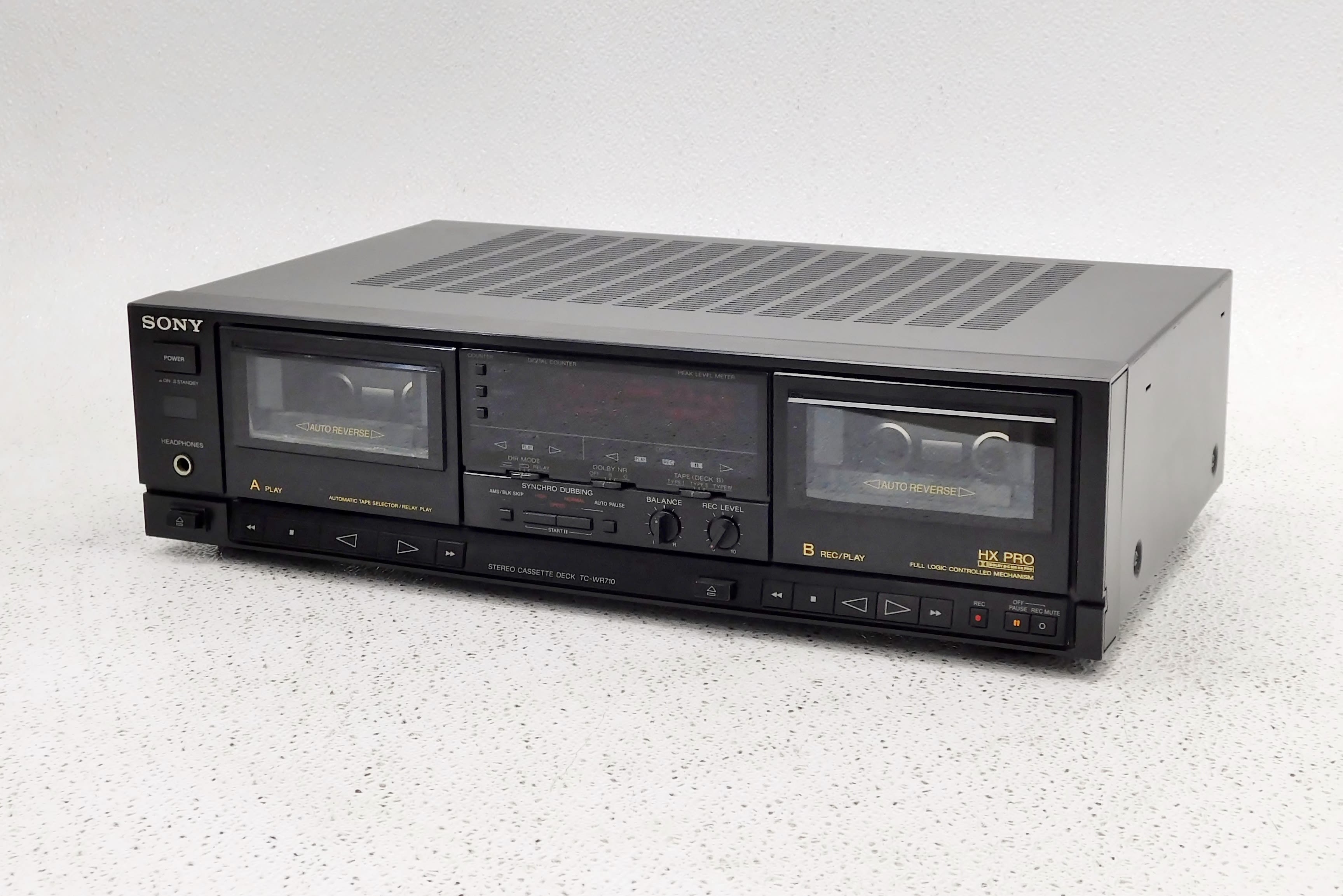 Buy the VNTG Sony Model TC-WR710 Stereo Cassette Deck w/ Power