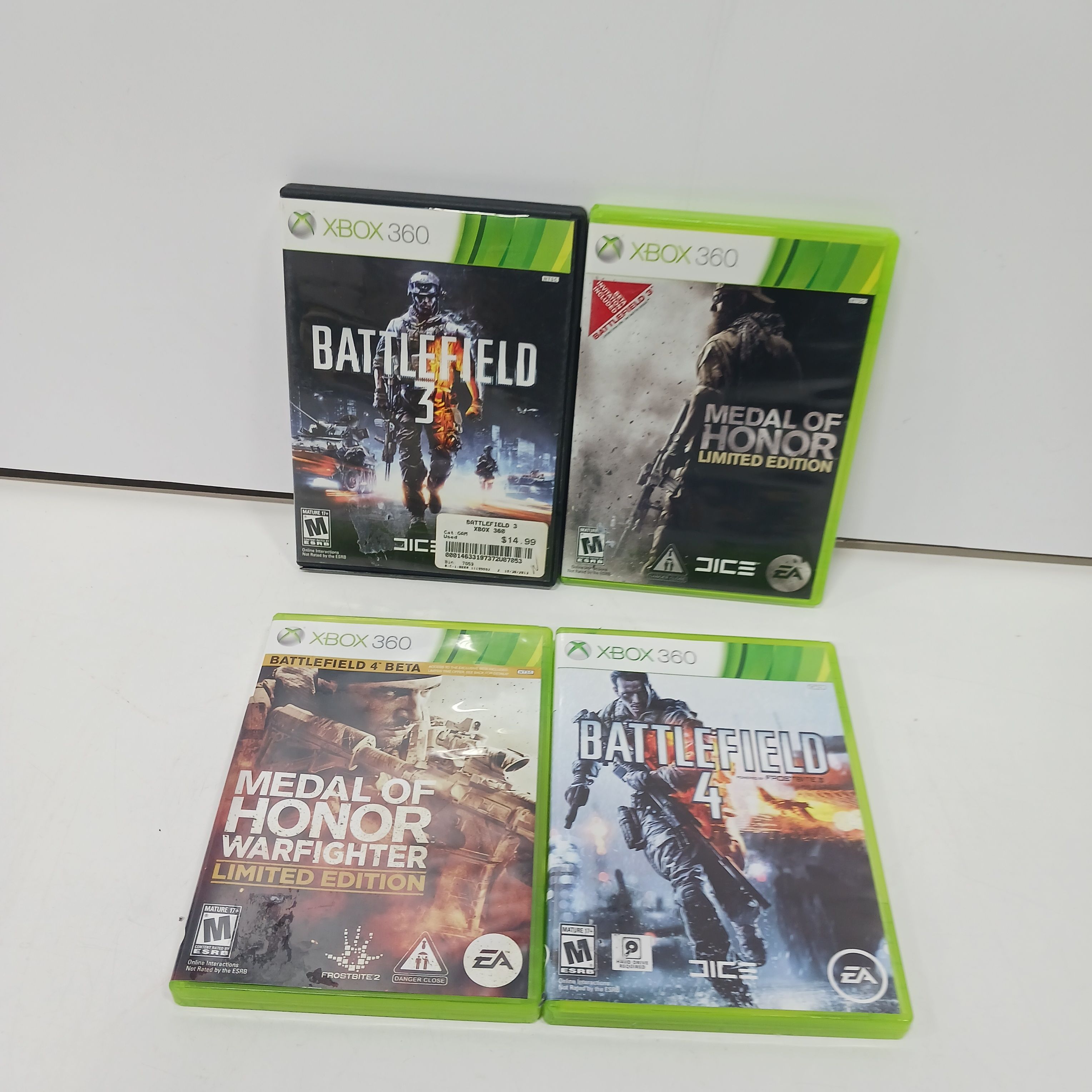 Buy the Bundle of 4 Microsoft Xbox 360 Games | GoodwillFinds