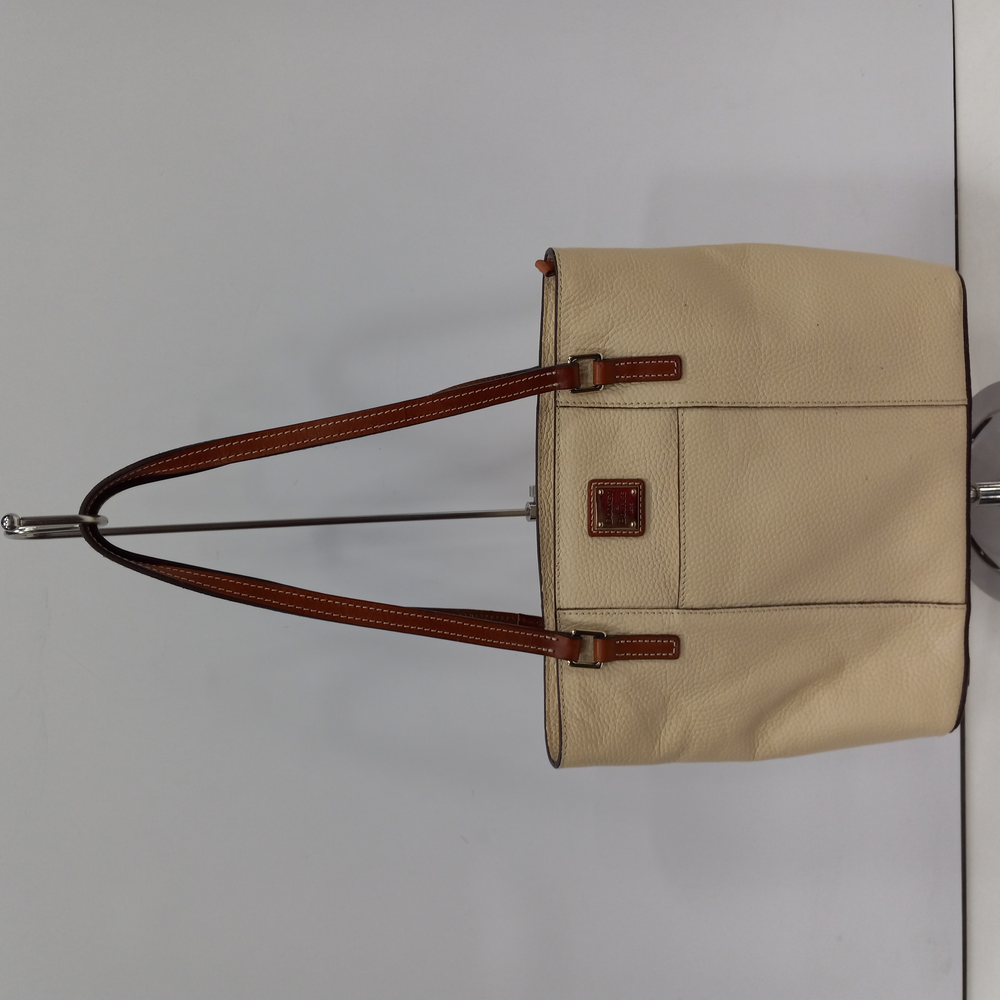 Dooney and Bourke Pebble Lexington Shopper Bag Tan/Brown Shoulder Bag