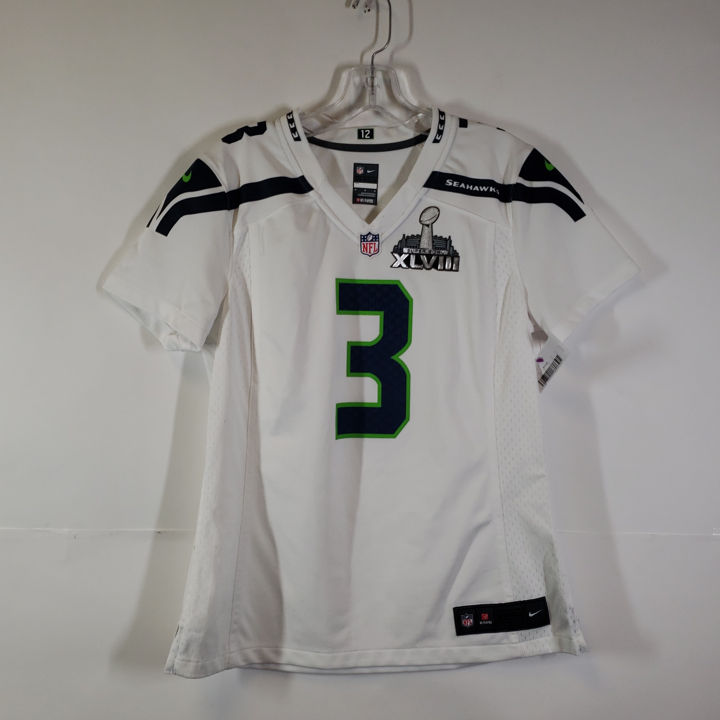 Nike Seattle Seahawks Russell Wilson Jersey Mens M White NFL OnField Fan  Apparel