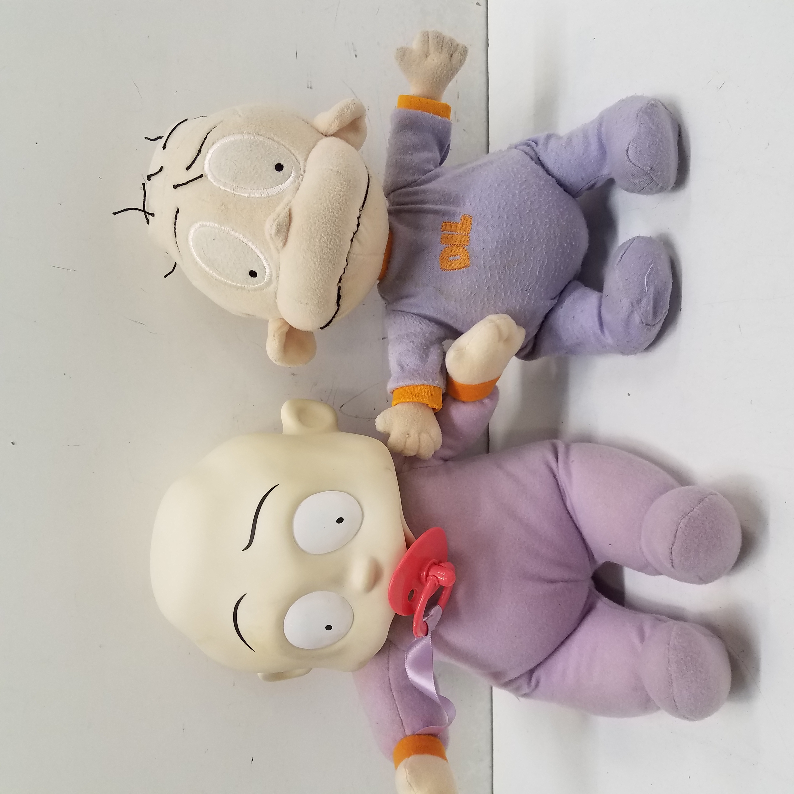 Buy the Dil & Tommy Rugrats Plush Dolls | GoodwillFinds