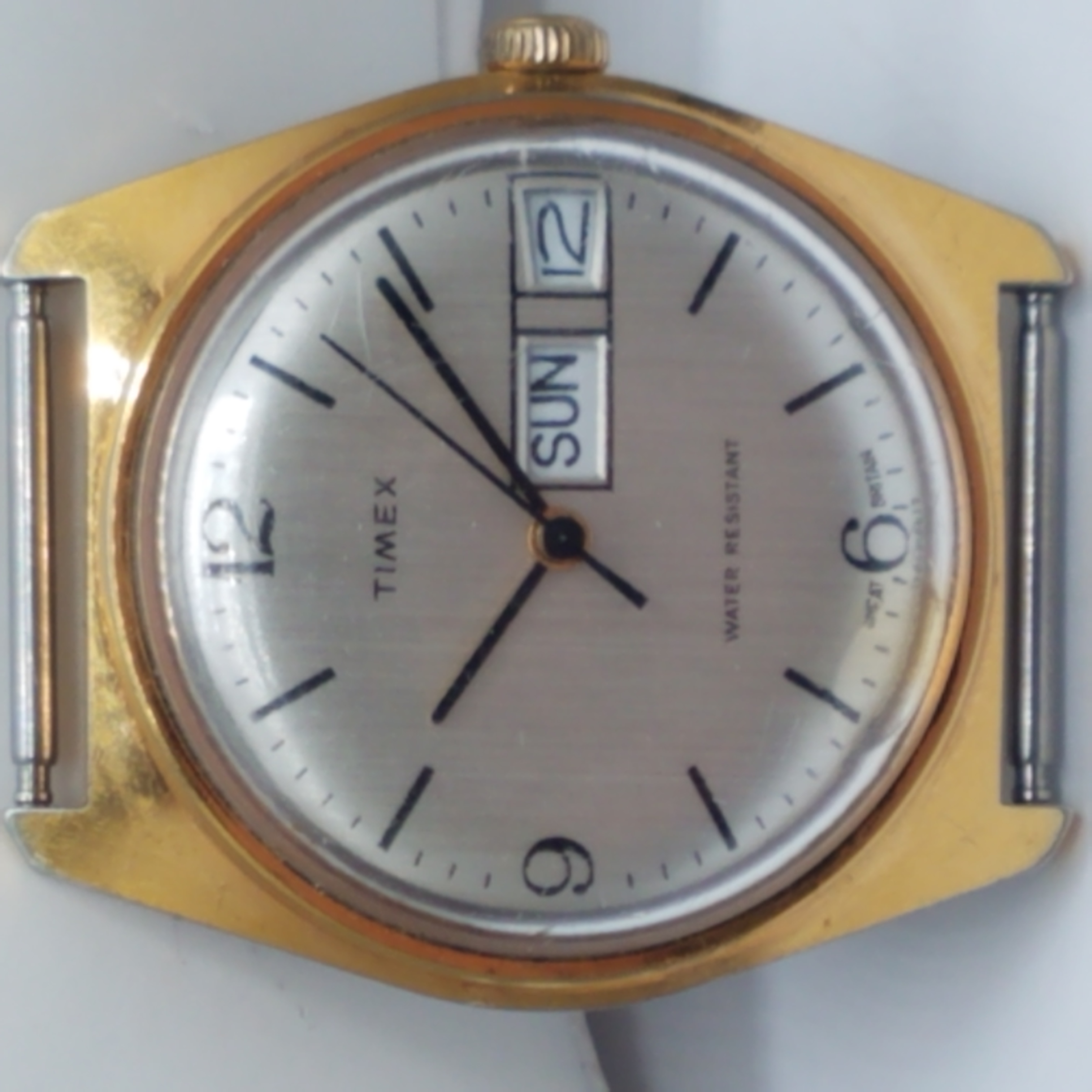 Buy the Timex Vintage Manual Wind-Up Automatic Gold Tone Case Only Watch |  GoodwillFinds