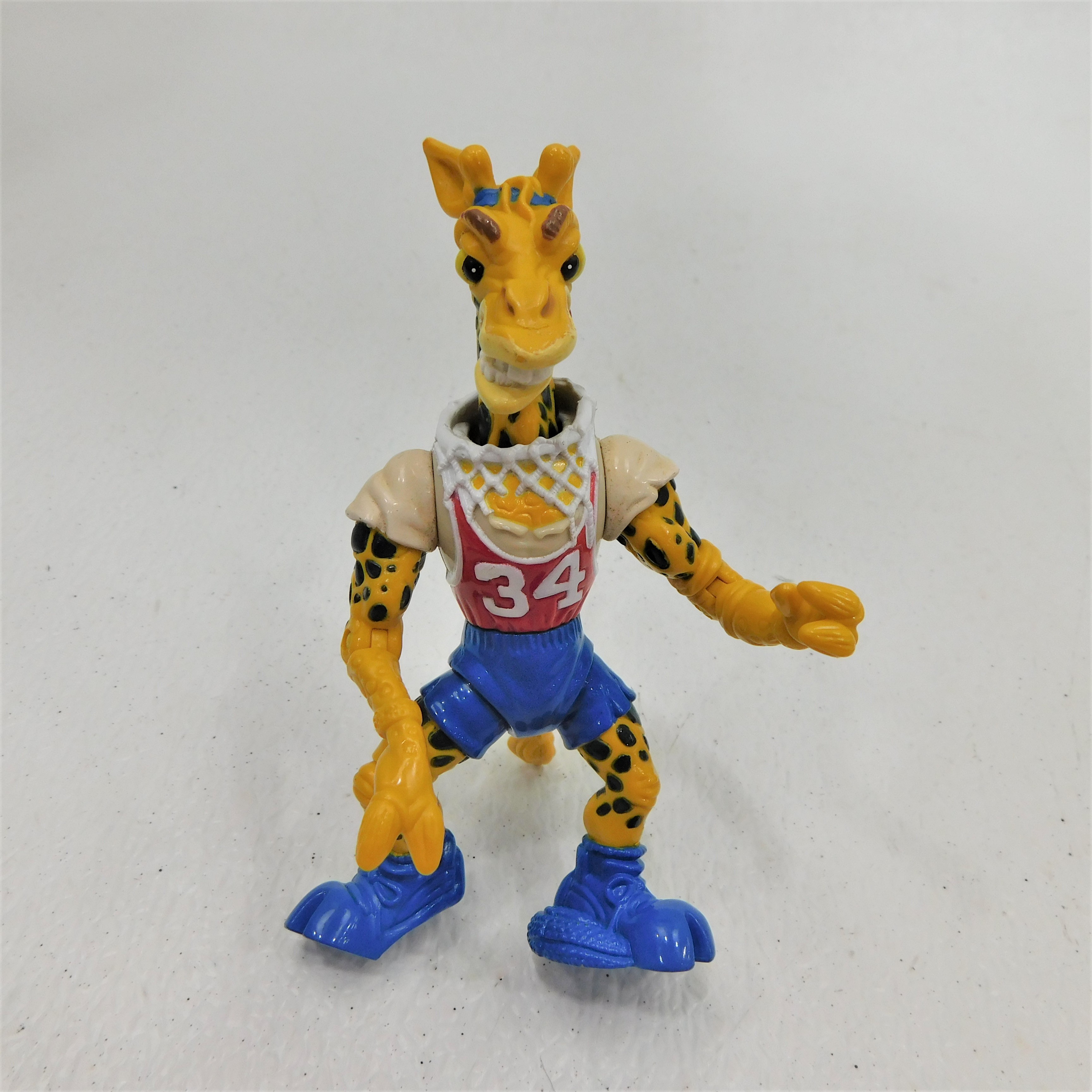 Buy the 1993 TMNT Half Court Giraffe Action Figure | GoodwillFinds