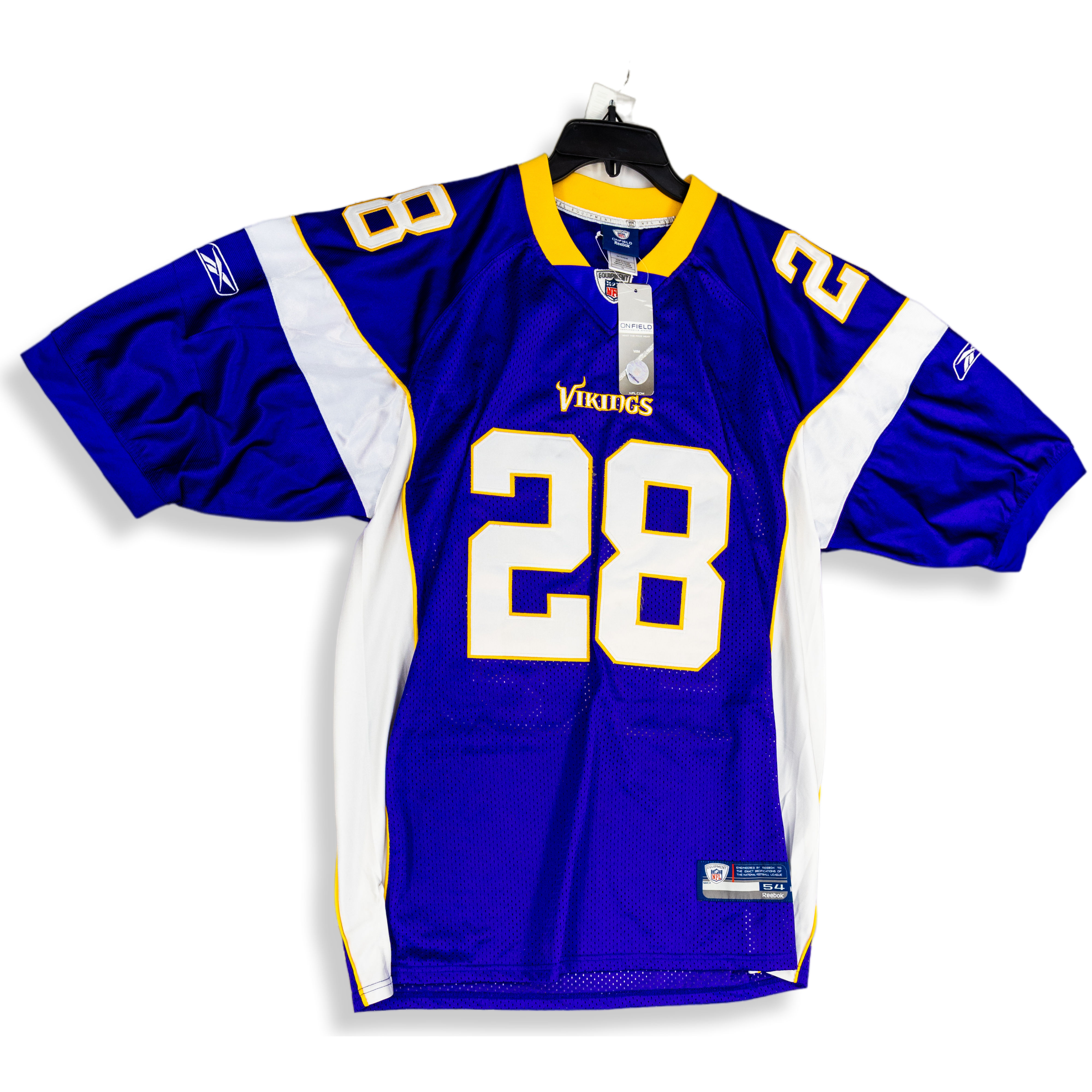 Reebok Minnesota Vikings Adrian Peterson 28 Football Jersey 