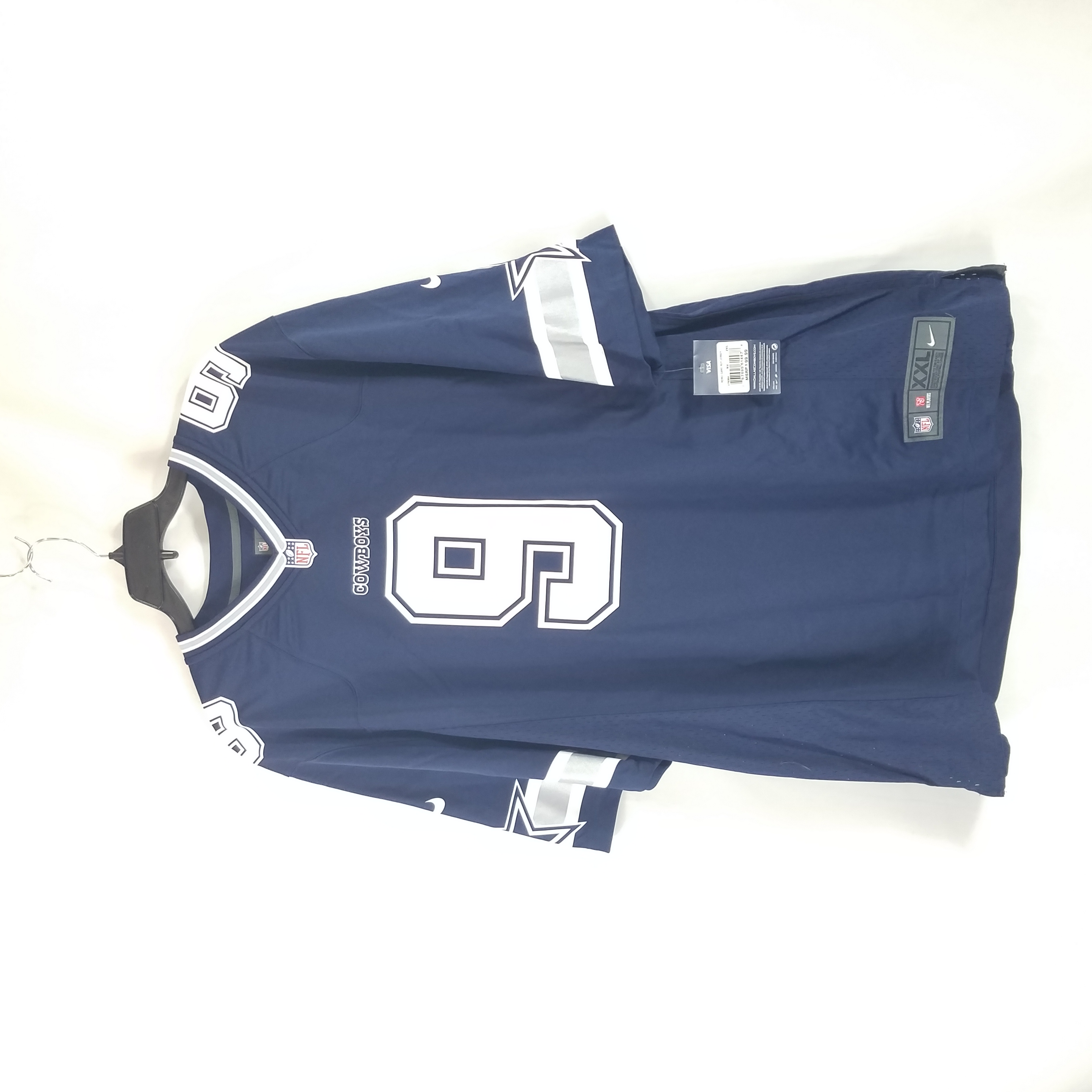 Buy the Nike NFL Men Blue #9 Romo Cowboys Jersey XXL