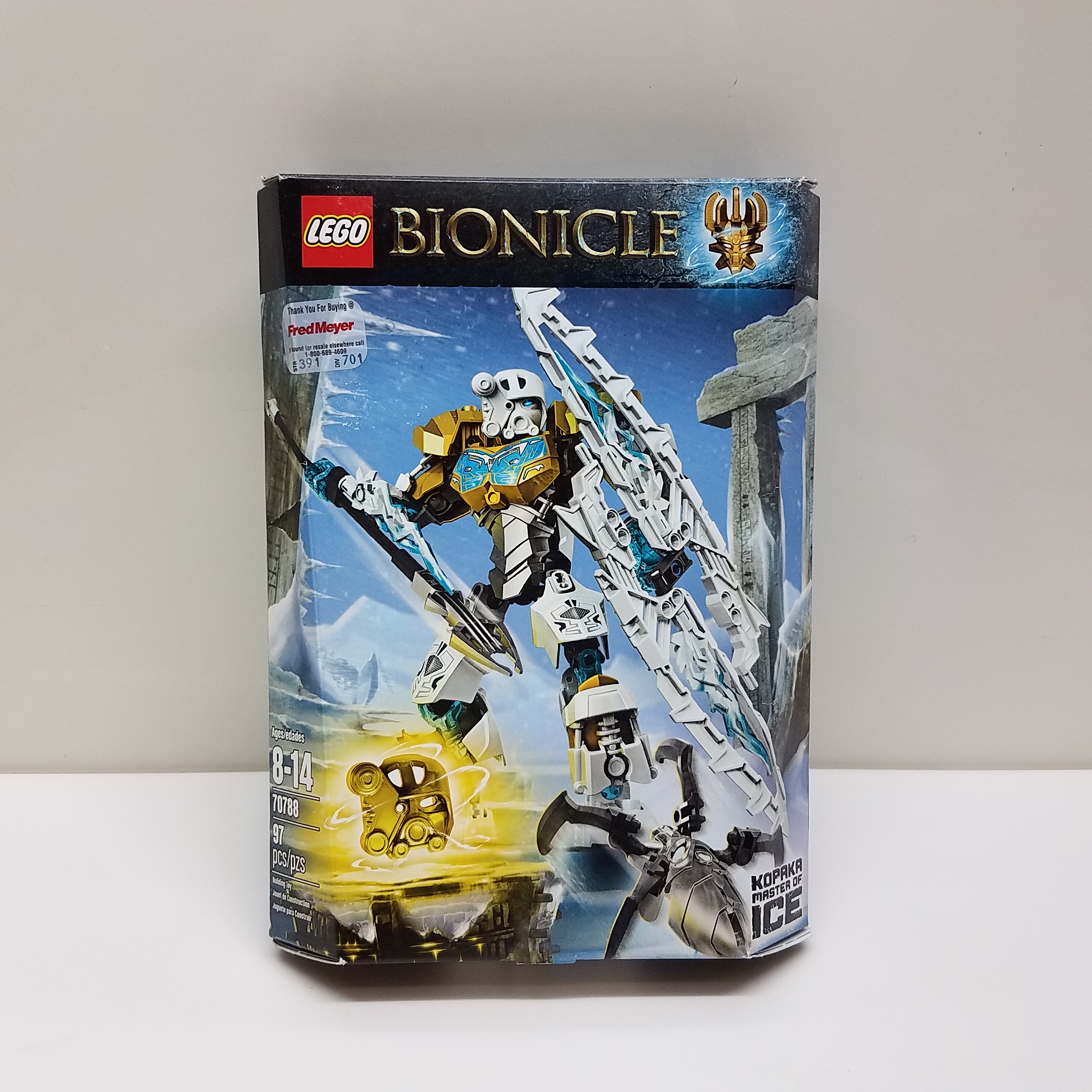Buy the LEGO BIONICLE: Kopaka - Master of (70788) Parts GoodwillFinds