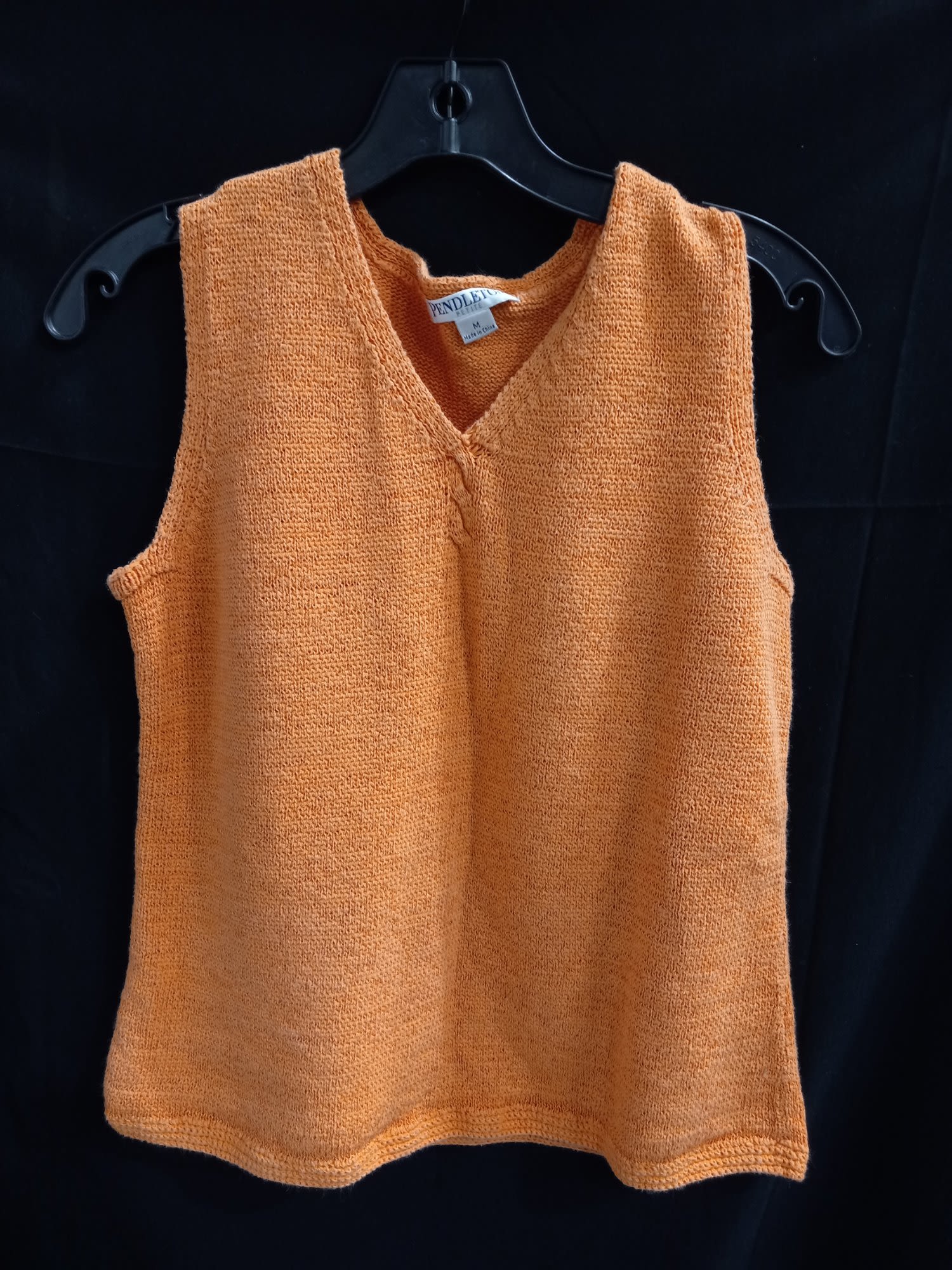 Buy the Pendleton Women's Orange Vest Size Medium | GoodwillFinds
