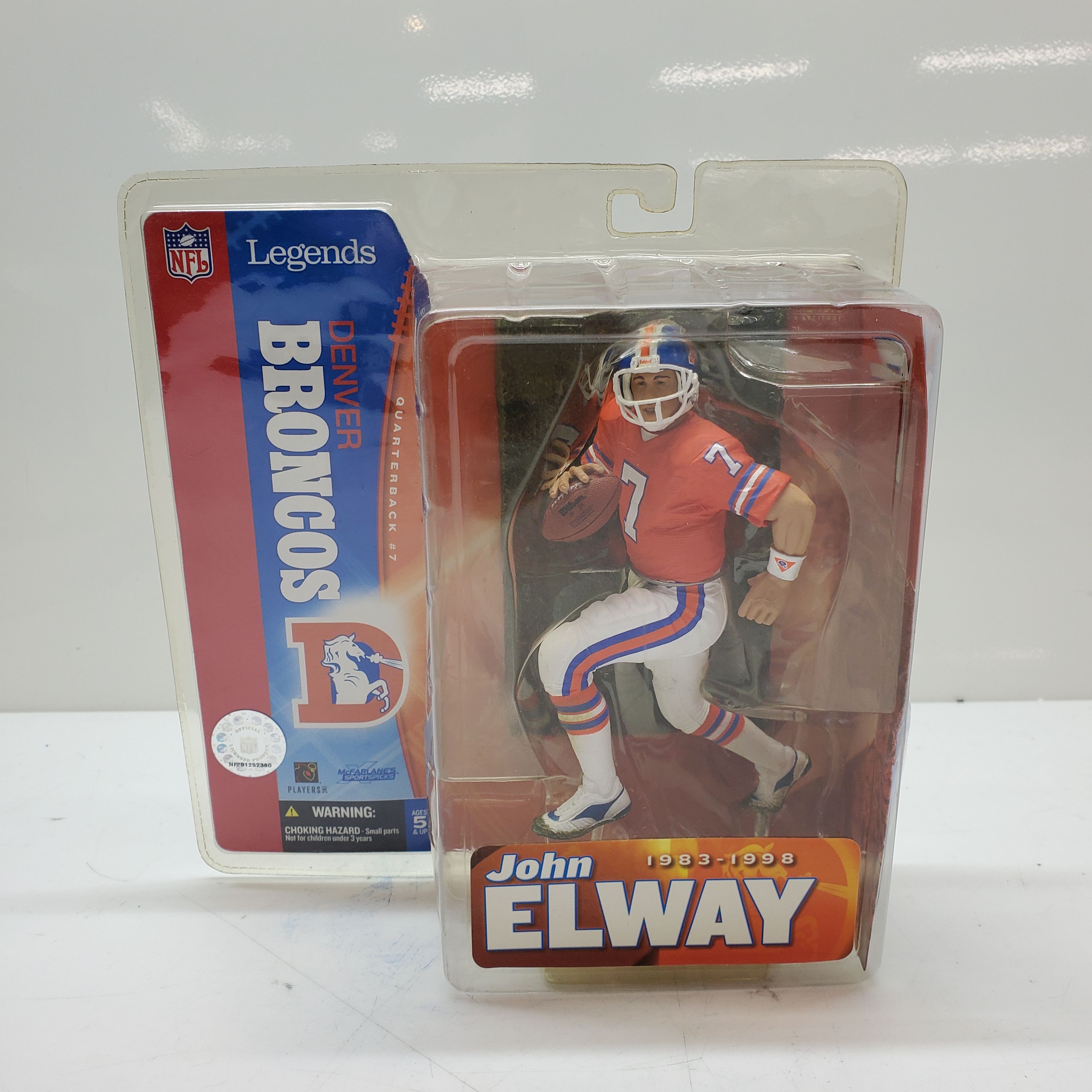 Buy the NFL Legends John Elway Figure | GoodwillFinds