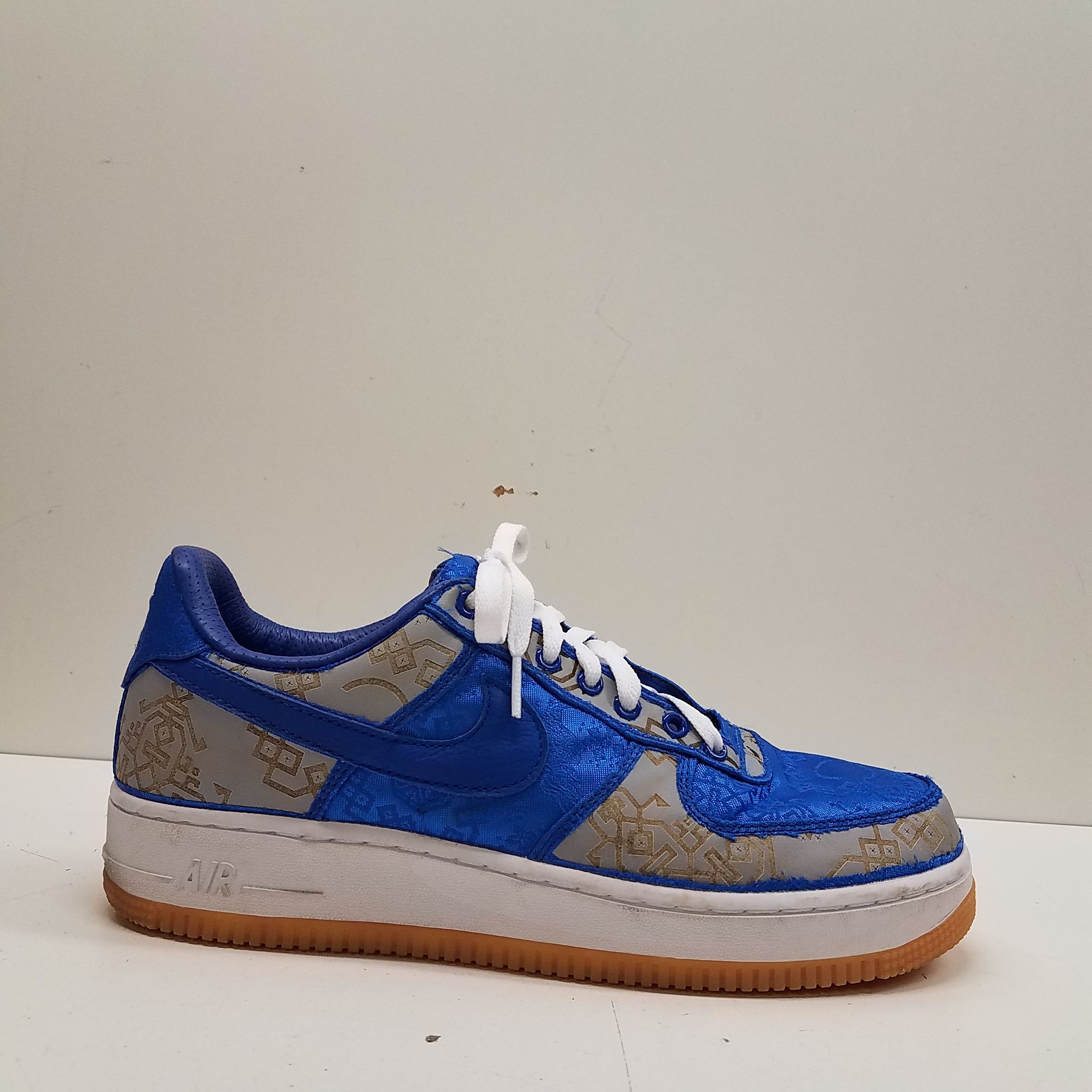 Buy the Nike Air Force 1 Clot CJ5290-400 Blue Men's Size 10.5 ...