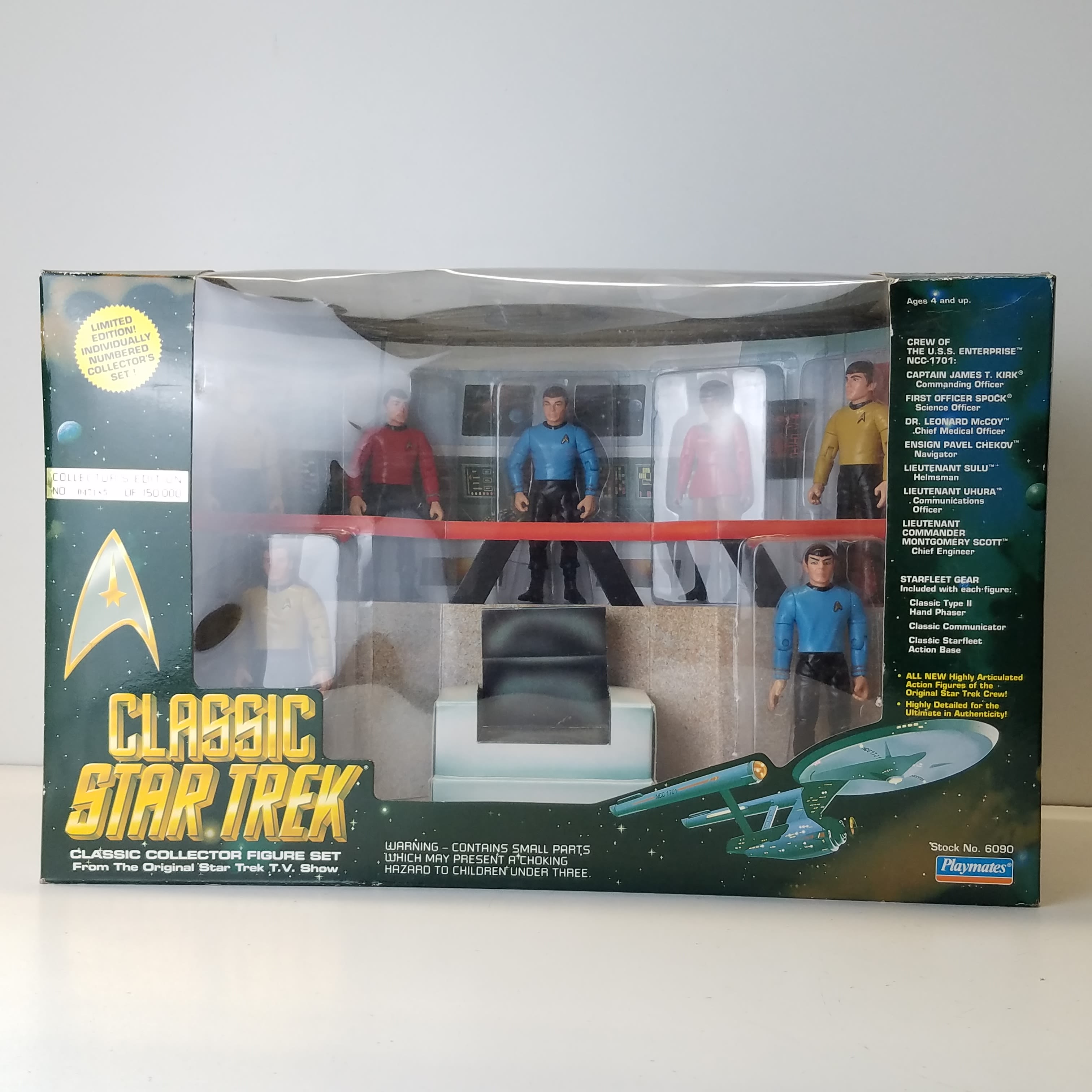 Buy the Classic Star Trek Bridge Collector Figure Set 1993 Playmates ...