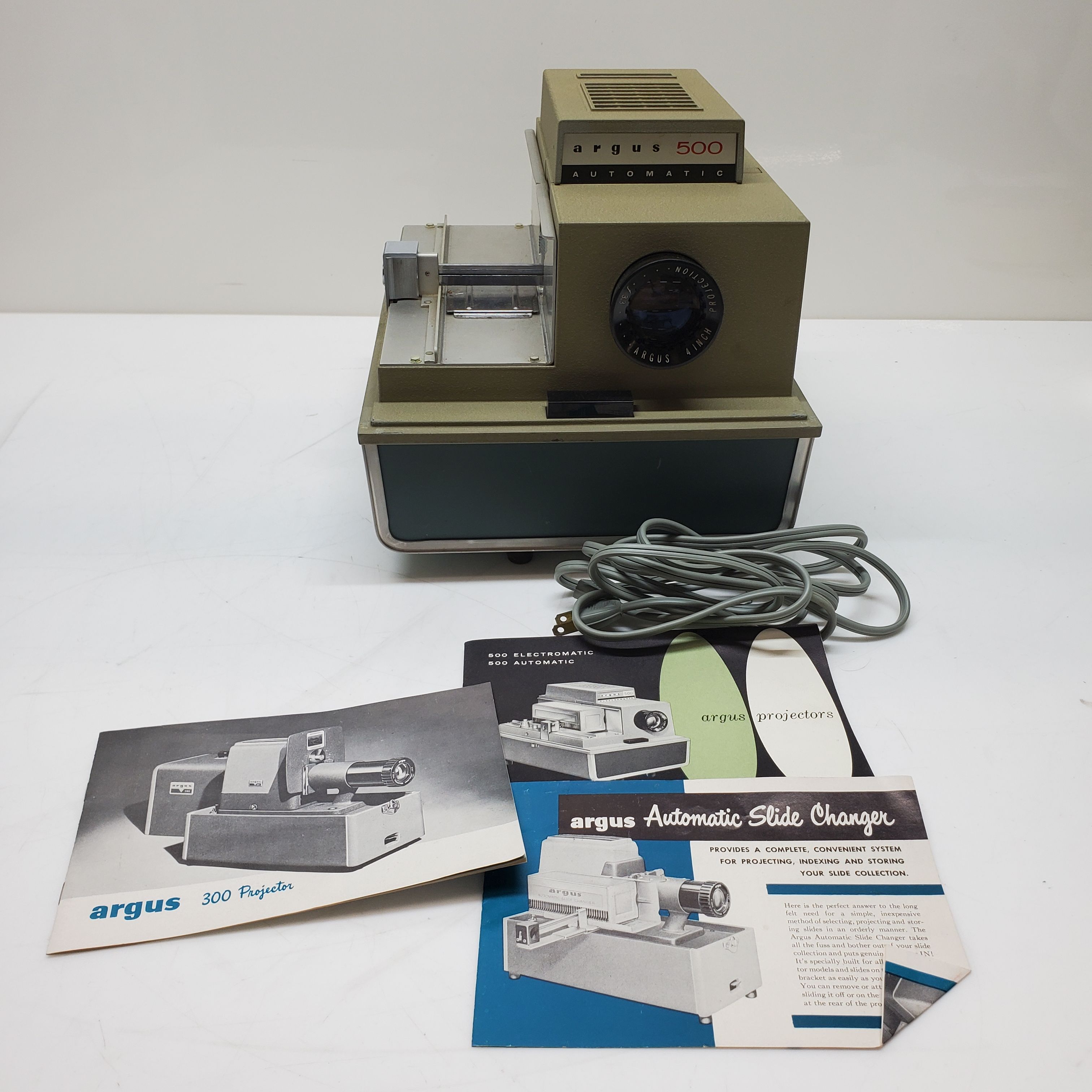 Vintage Argus Electromatic 500 purchases Slide Projector