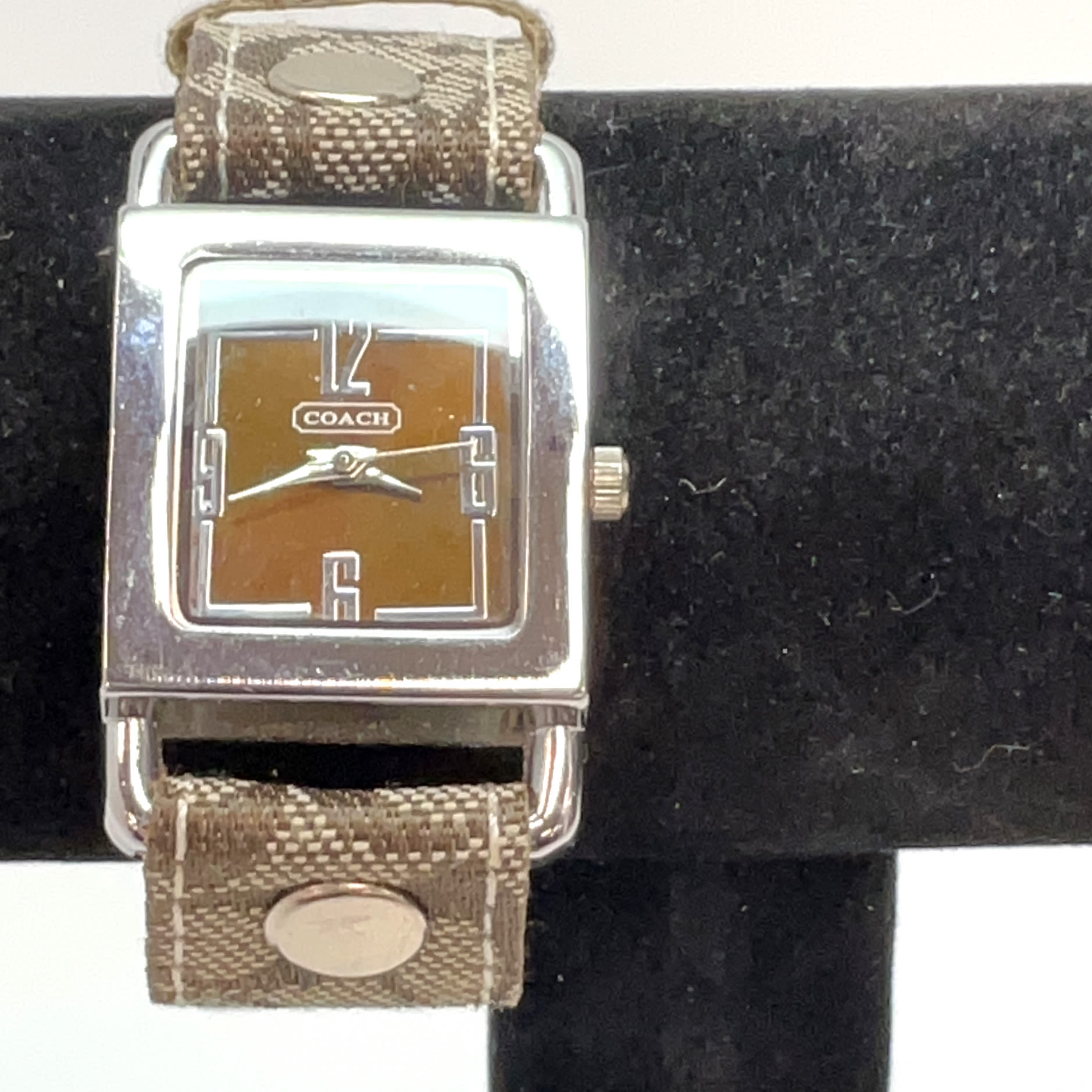 Coach watch sales square face