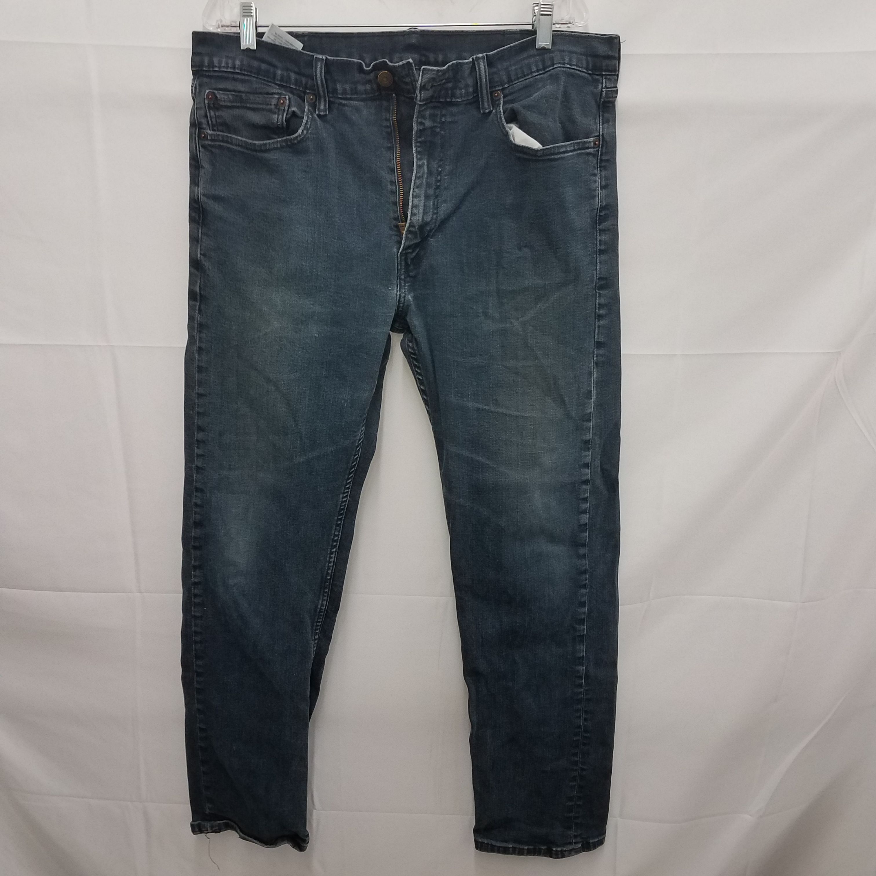 Buy the Levi Strauss Original 505 Men's Zipper Blue Jeans Size W