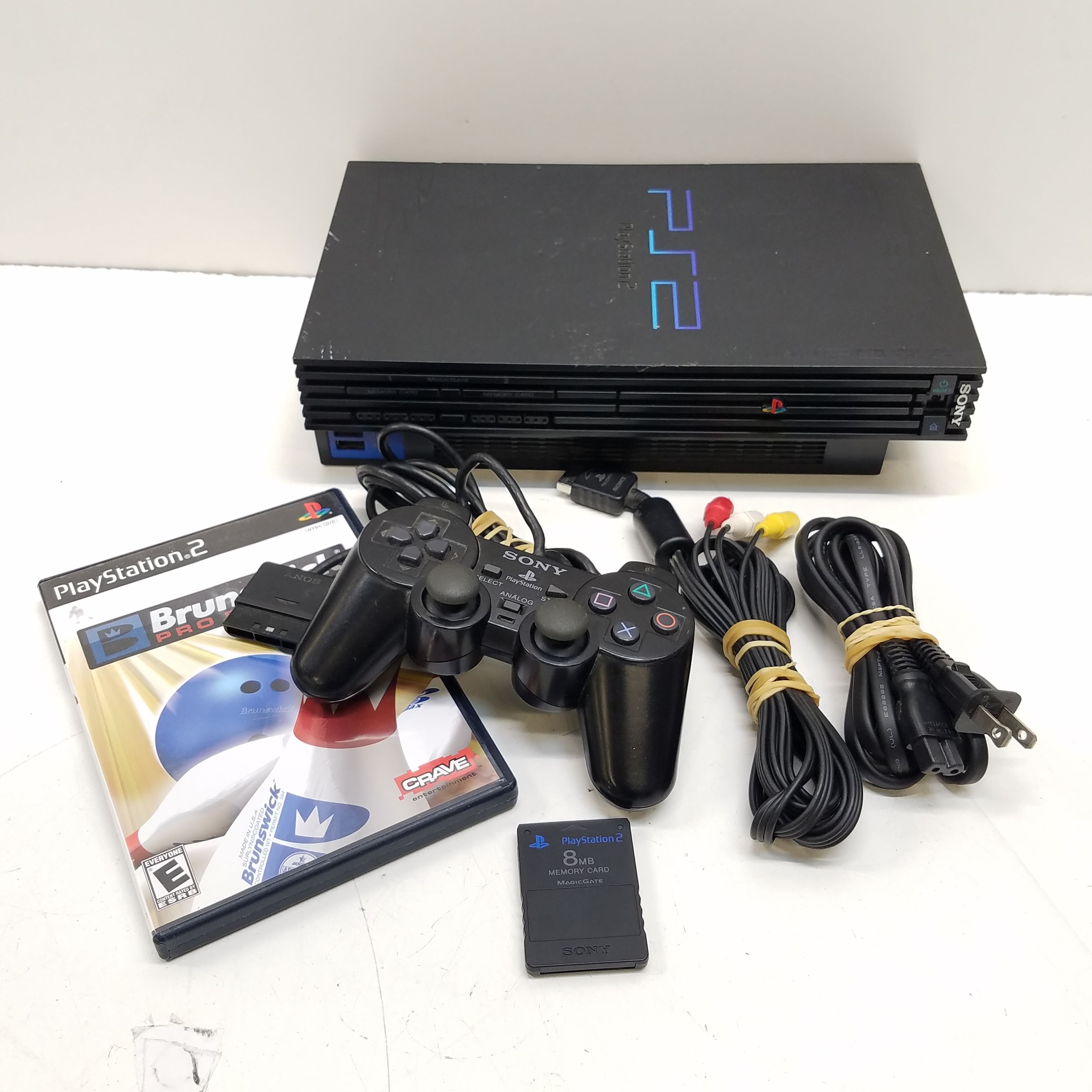 Buy the Sony Playstation 2 SCPH-50001 console - matte black | GoodwillFinds