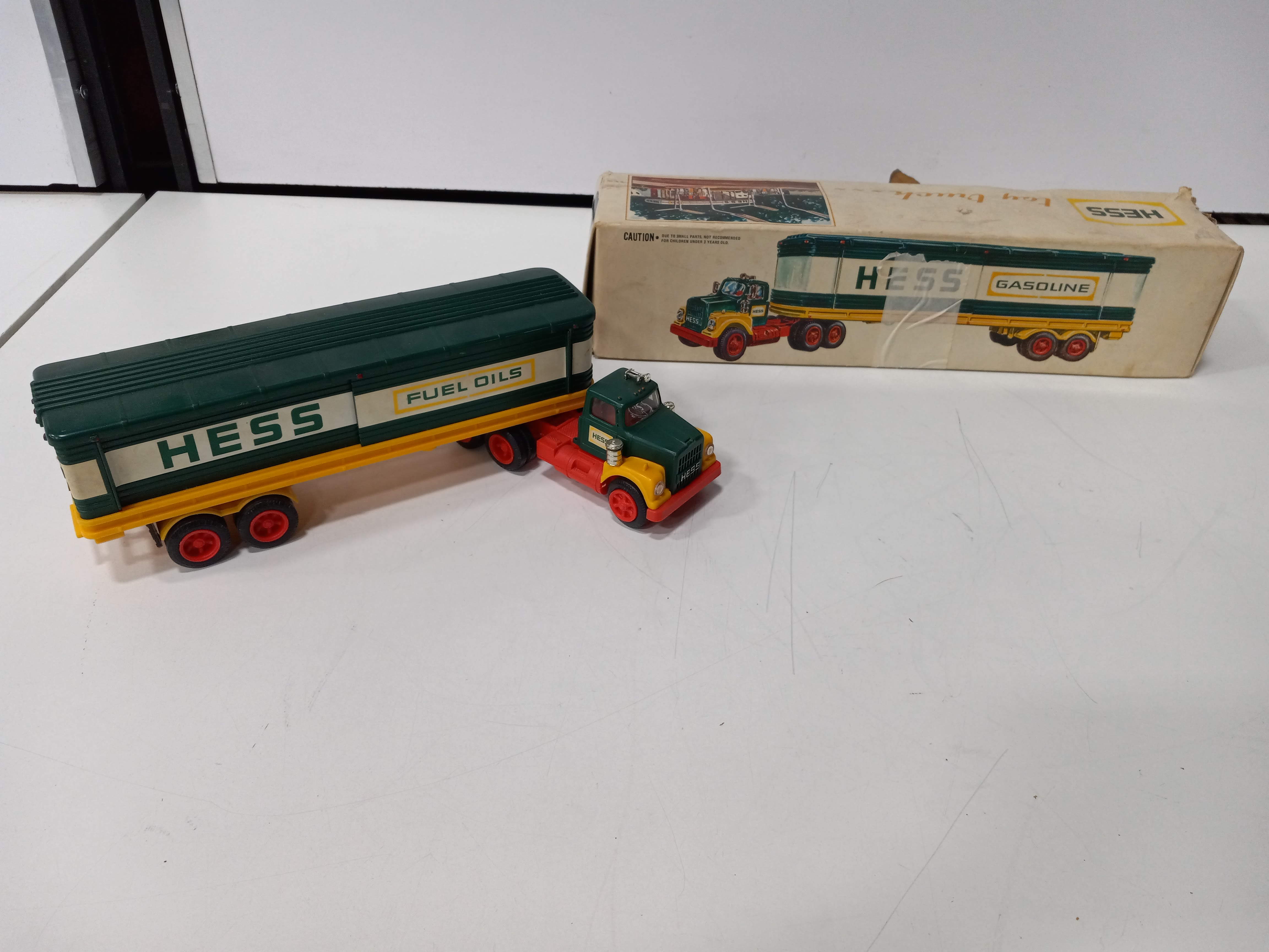 Buy the Vintage Hess Gasoline Toy Model Truck In Original Box ...