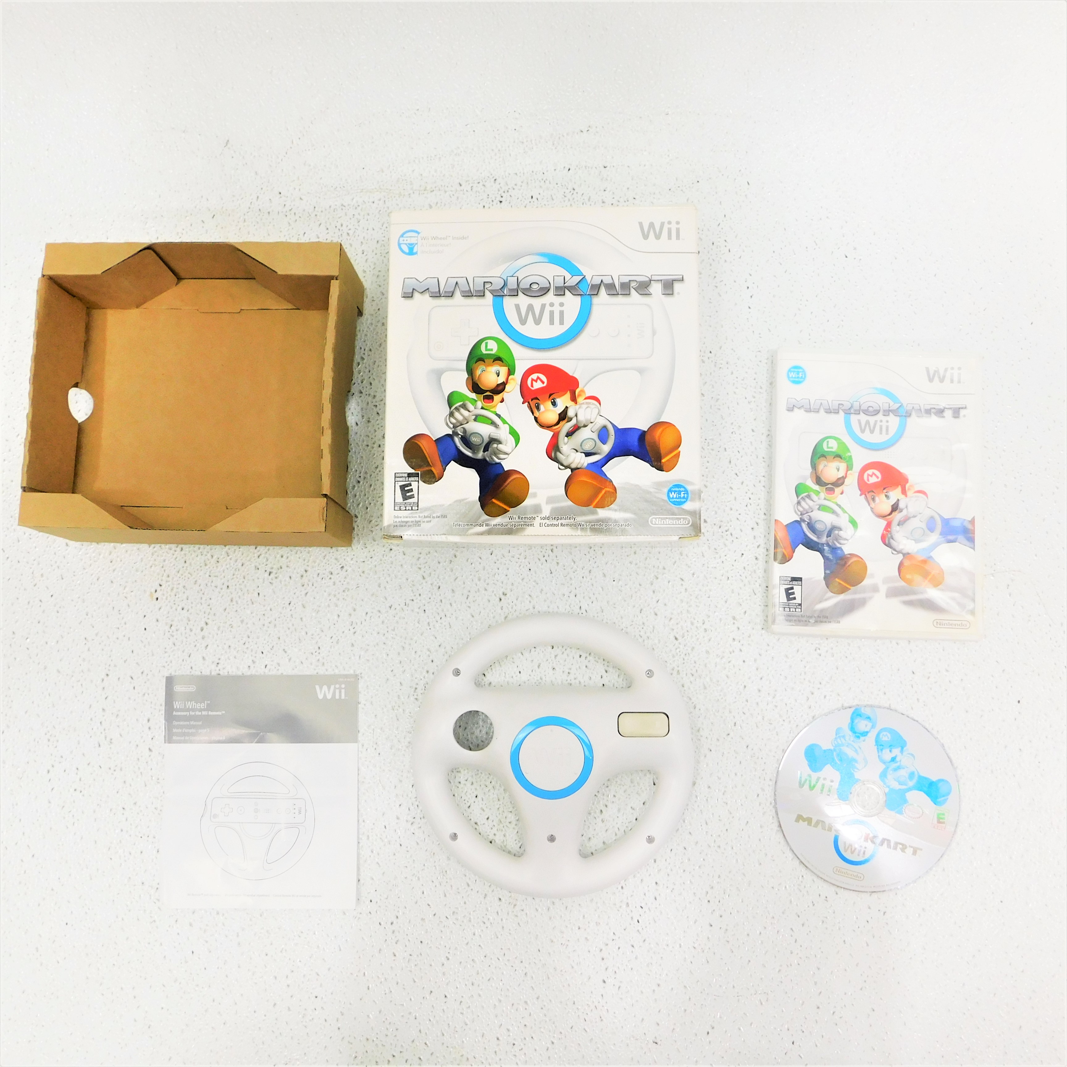 Buy The Mario Kart Wii Wheel Bundle Nintendo Wii Complete In Box