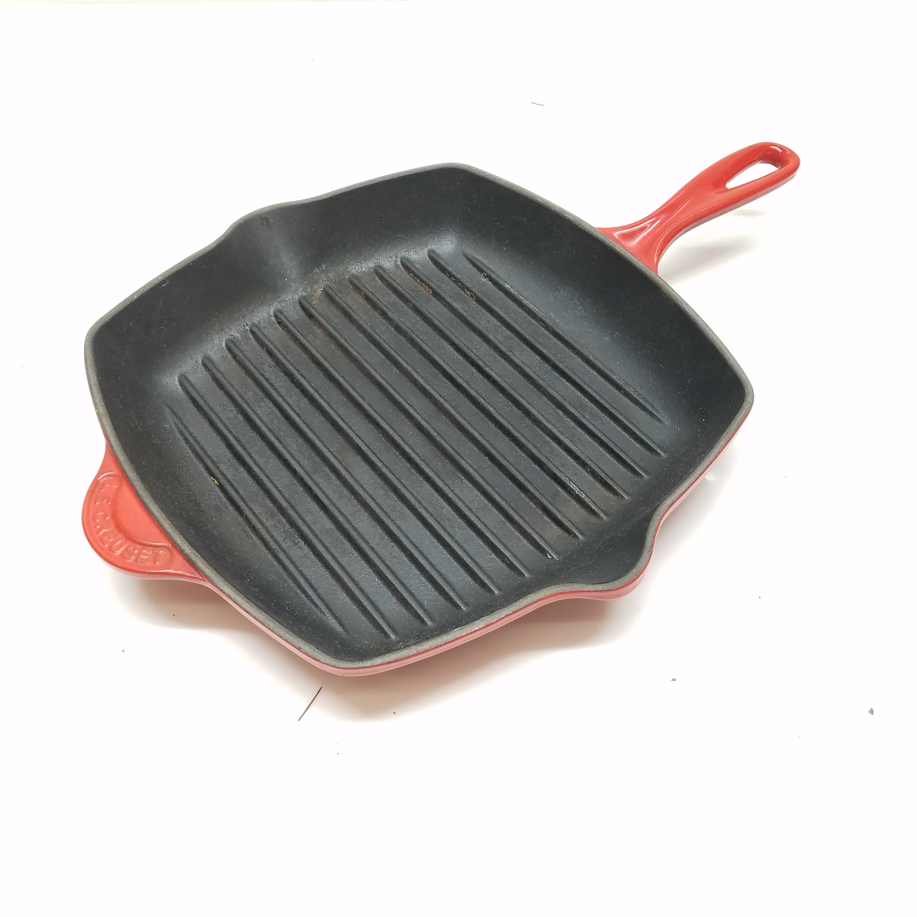 Buy The Le Creuset Cast Iron Grill Pan Goodwillfinds 