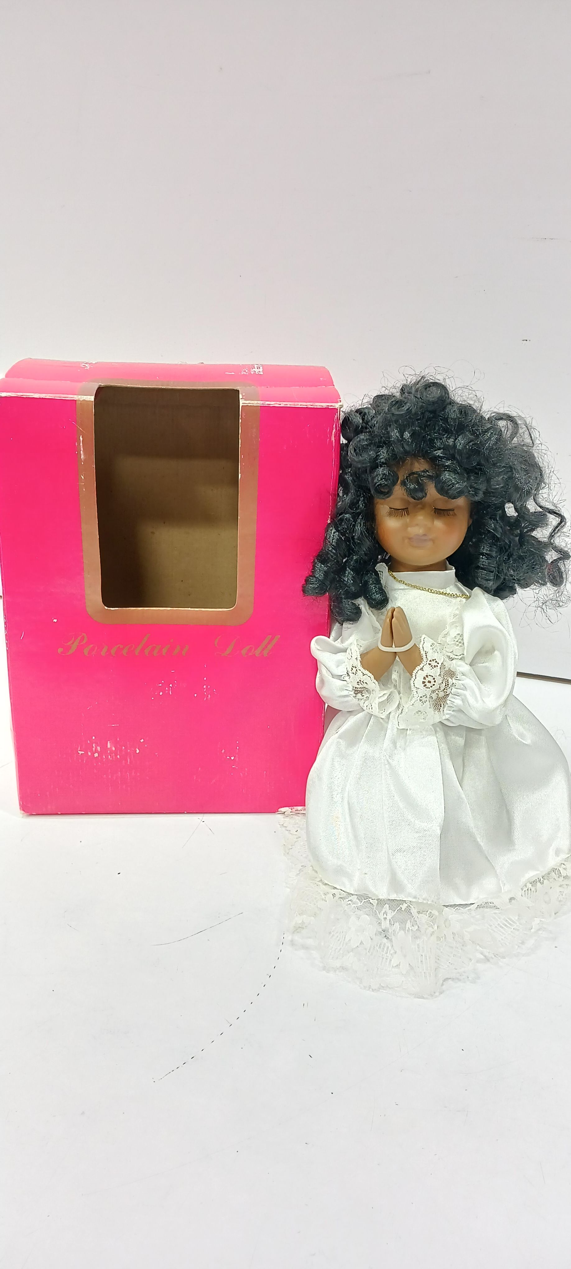 african american praying doll