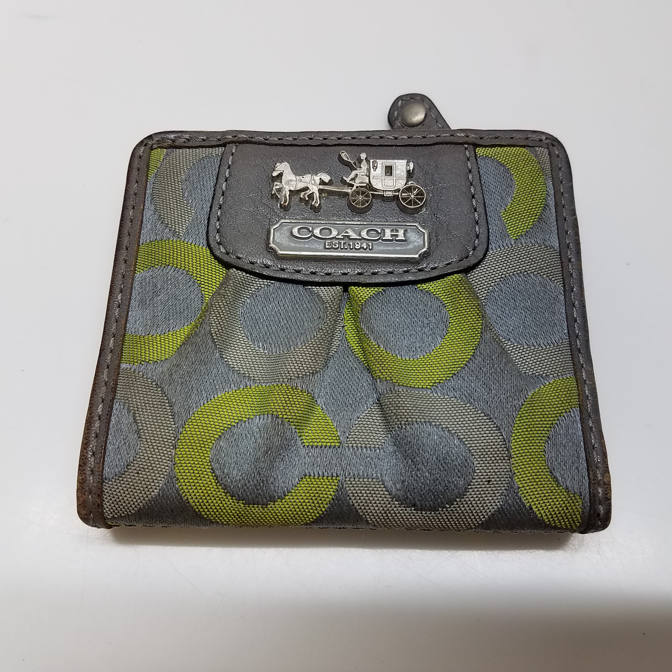 COACH} RARE signature C wallet  Small wallet, Wallet, Fabric wallet