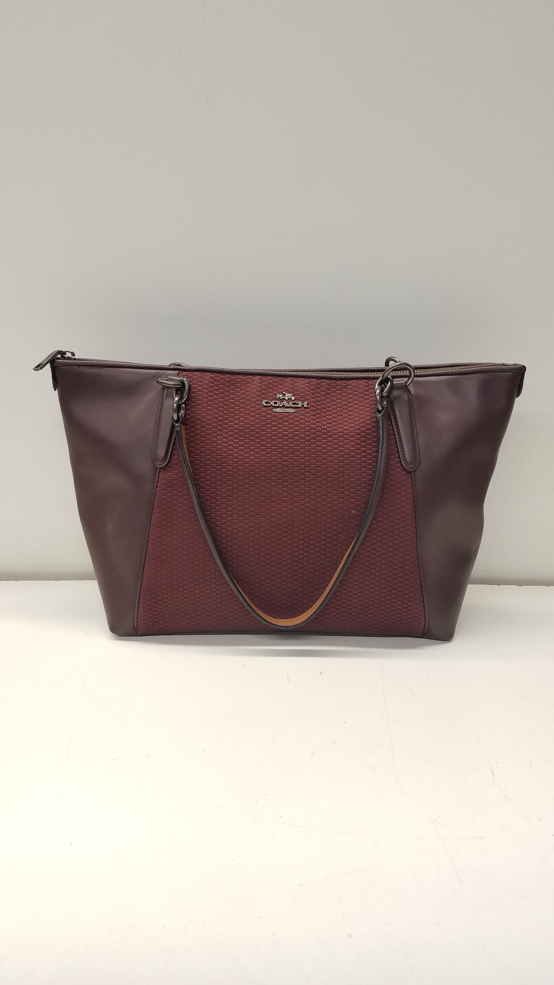 Coach discount oxblood color