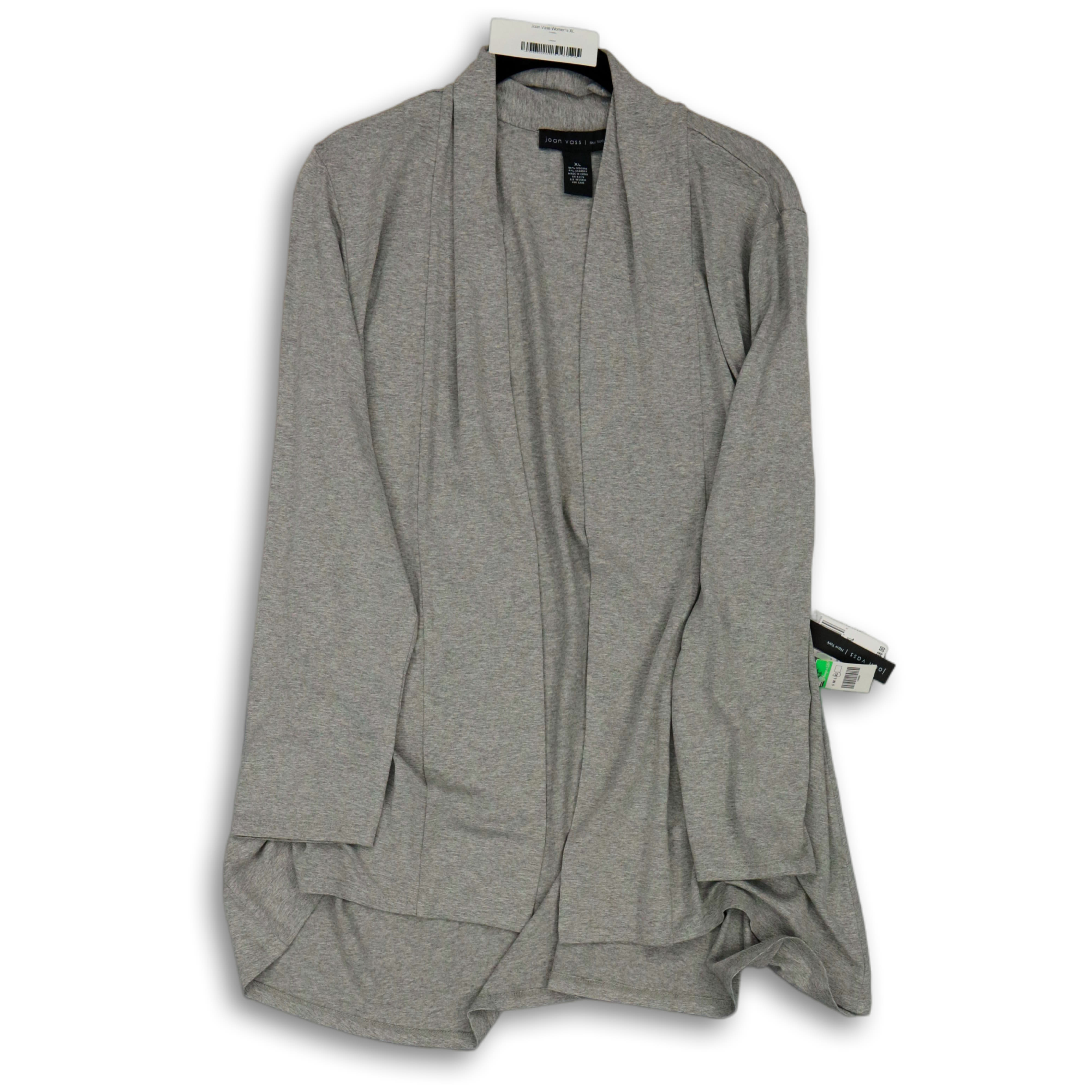 Buy Cardigan long sleeve Grand Prix CONTEMPORARY (90%viscose, 10%elastane,  gray, XS) at the Grand Prix store