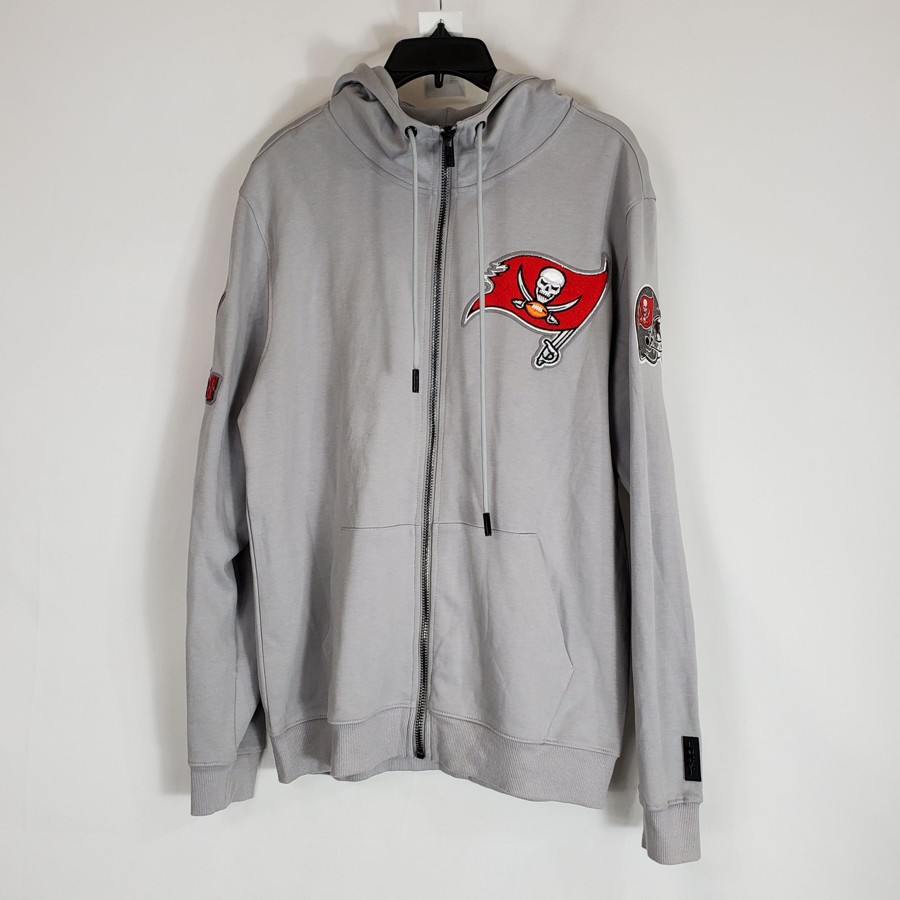 Nike Tampa Bay Buccaneers Hoodie Sweatshirt Mens Large Gray