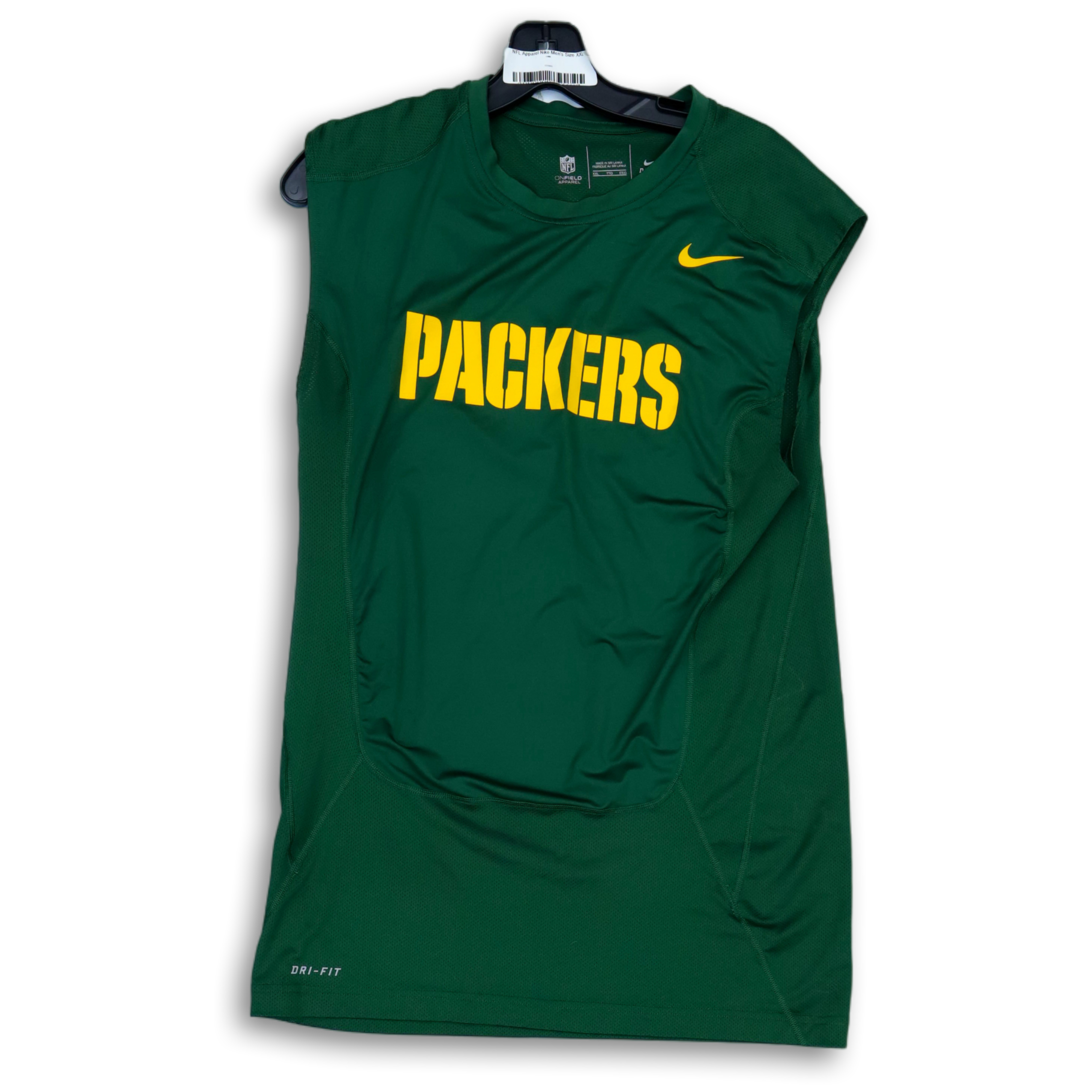 Nike Athletic (nfl Green Bay Packers) Sleeveless Pullover Hoodie for Men