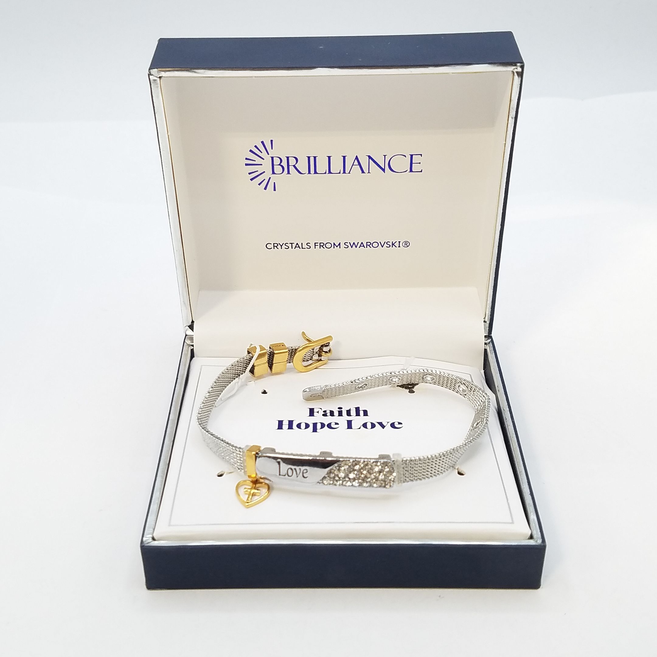 Brilliance crystals from deals swarovski faith bracelet