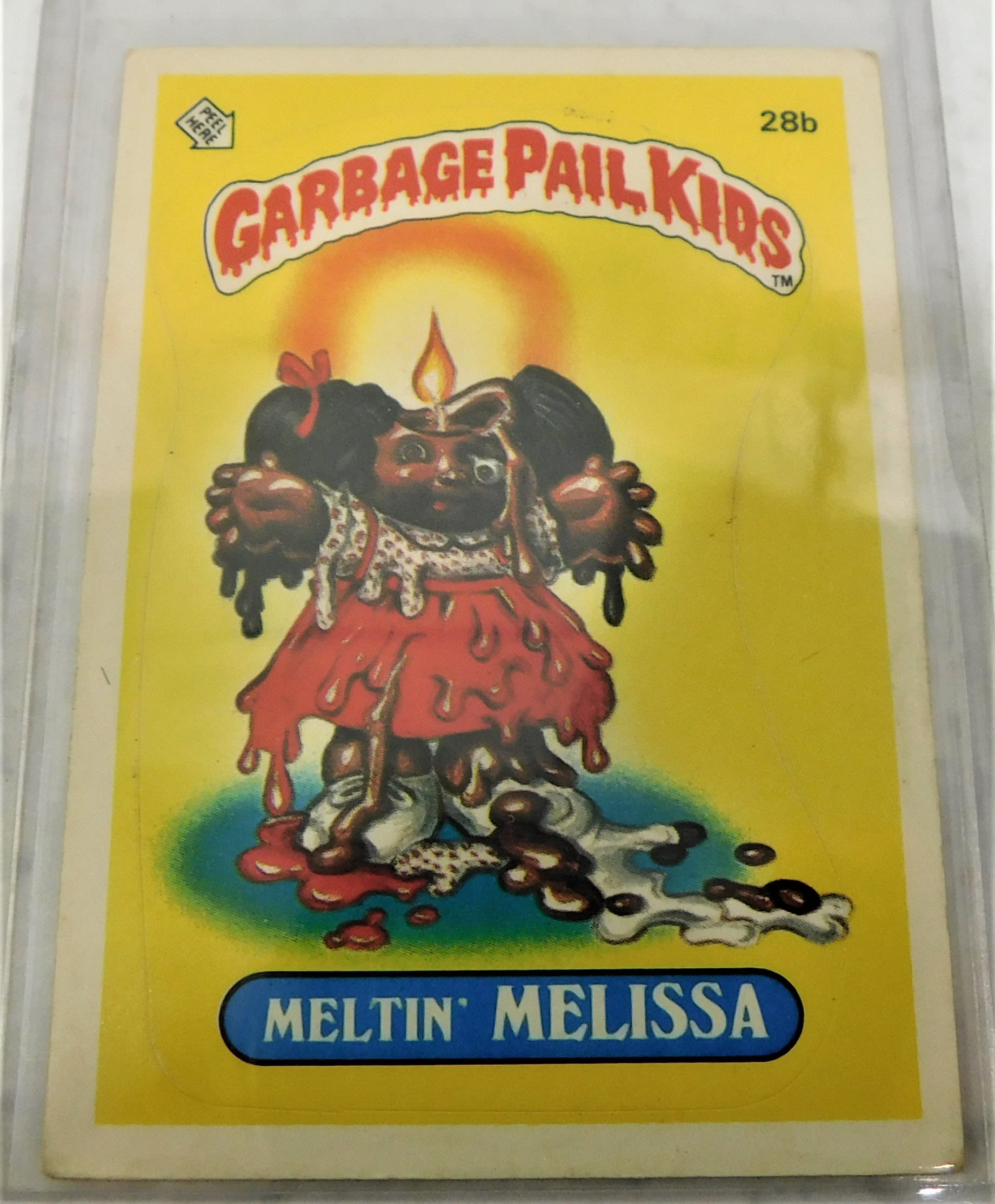 Buy the Garbage Pail Kids GPK Meltin' Melissa 28b Series 1 Card 1985 ...