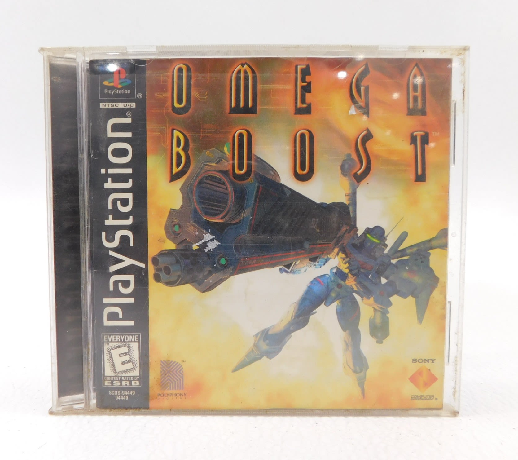 Omega Boost Original Japonês Encarte Reimpresso Ps1 Playstation 1