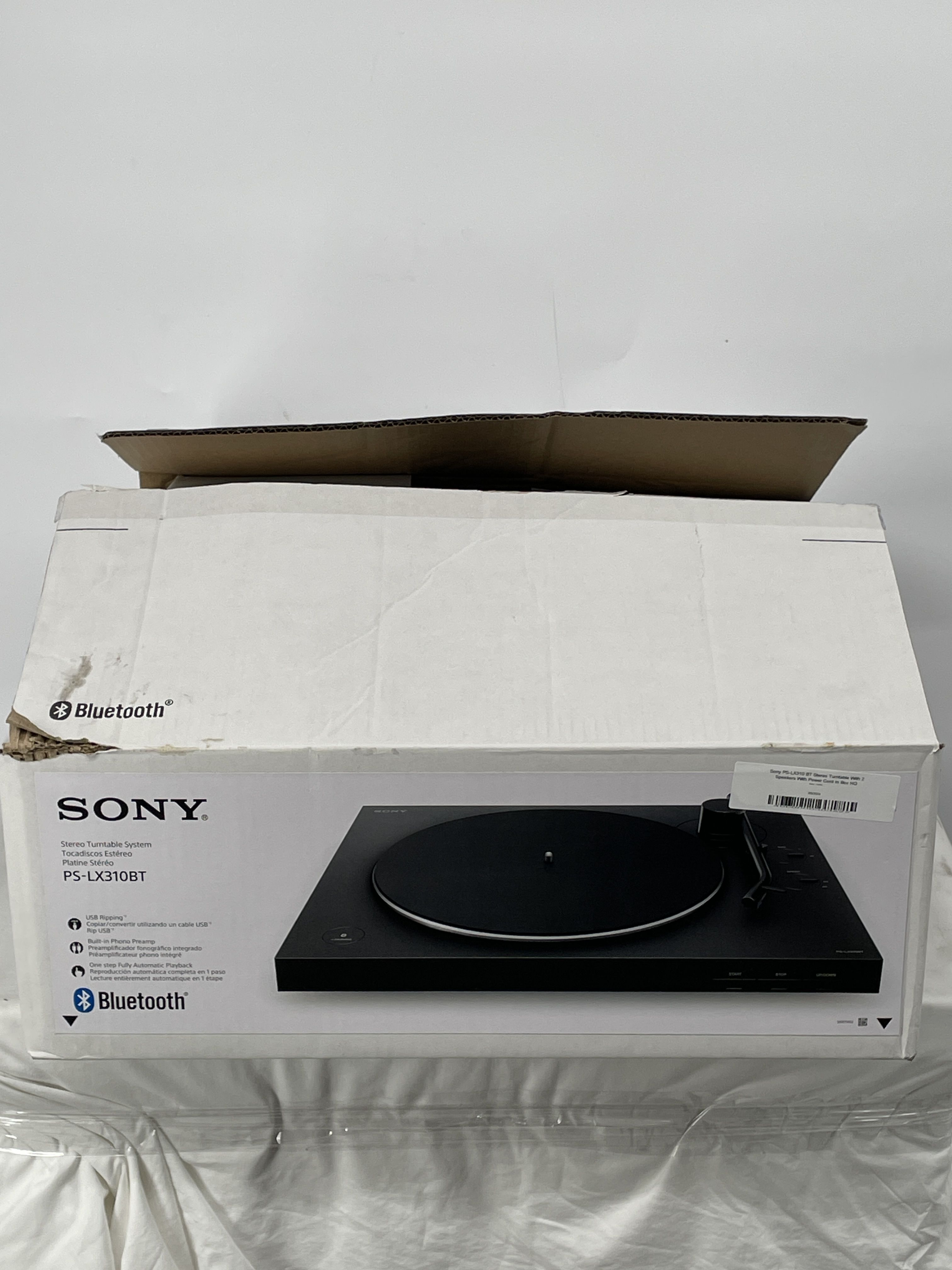 Tocadisco con bluetooth Sony PS-LX310BT