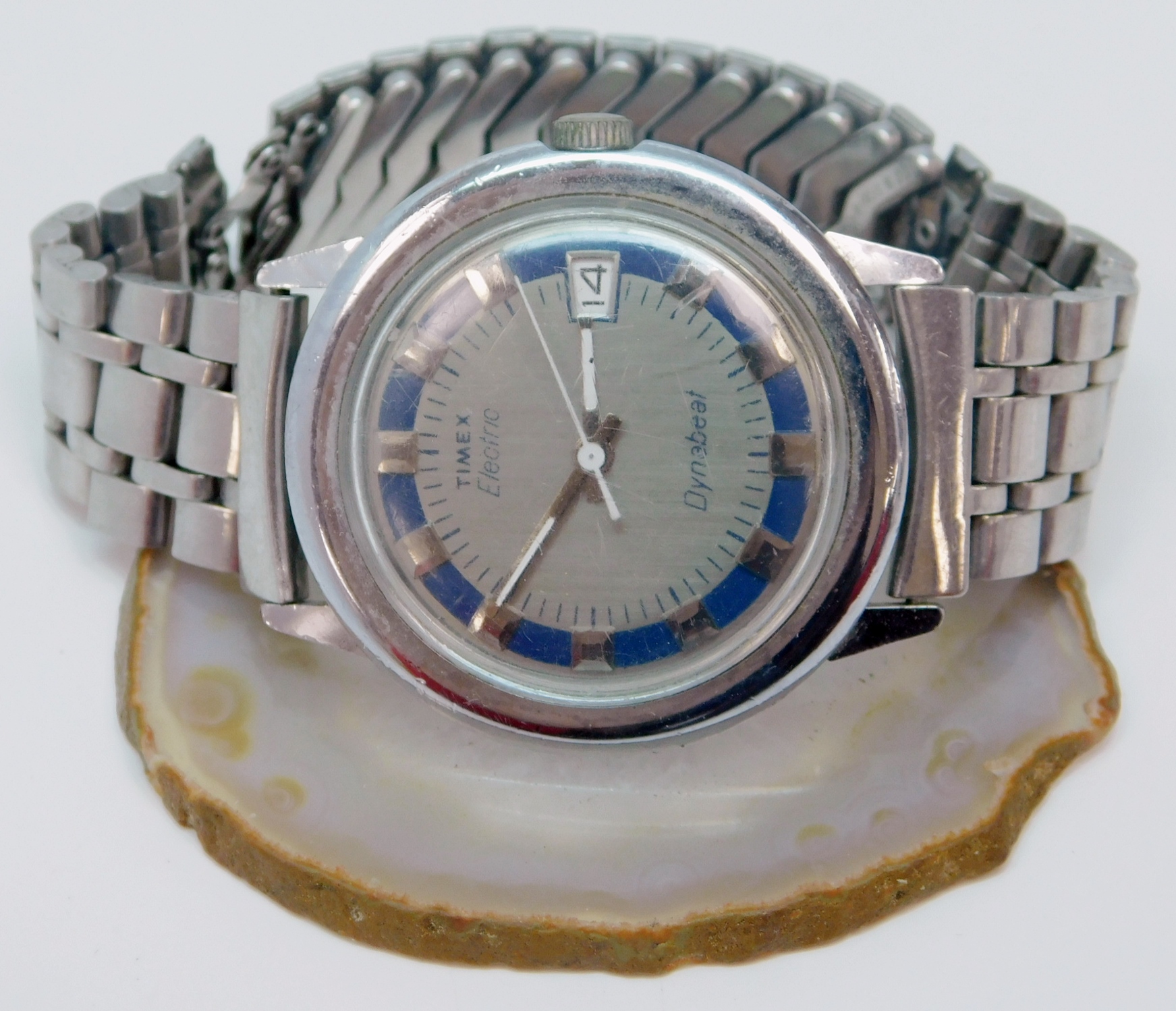 Buy the Vintage Timex Electric Dynabeat Men's Watch | GoodwillFinds