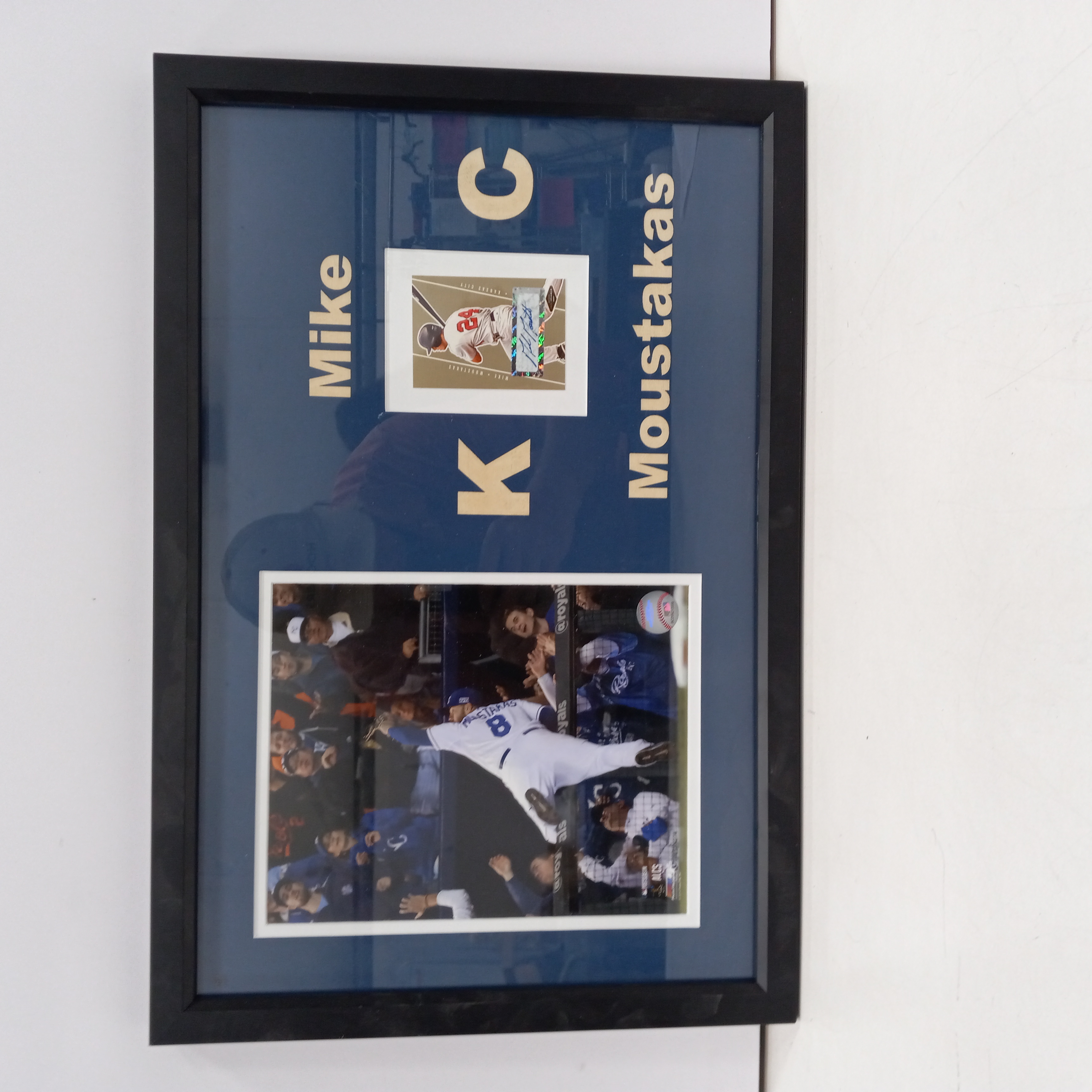 Mike Moustakas Memorabilia, Mike Moustakas Collectibles, Verified Signed Mike  Moustakas Photos