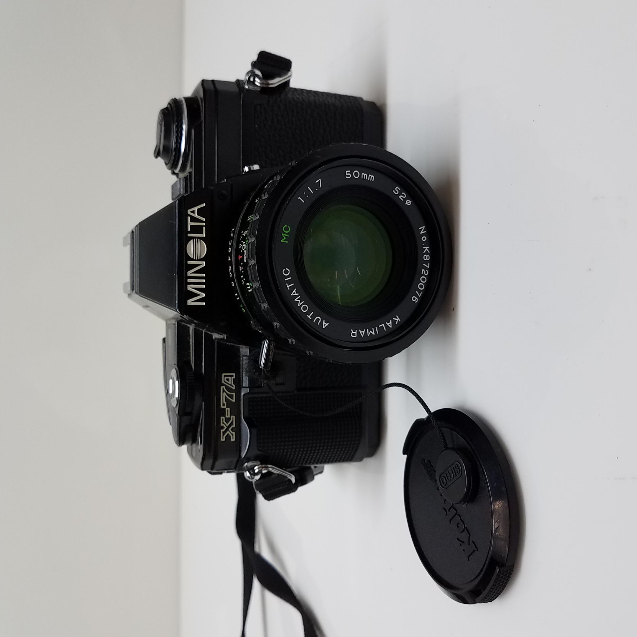 Buy the Minolta X7A Black 35mm Camera with Kalimar MC Auto 50mm Lens