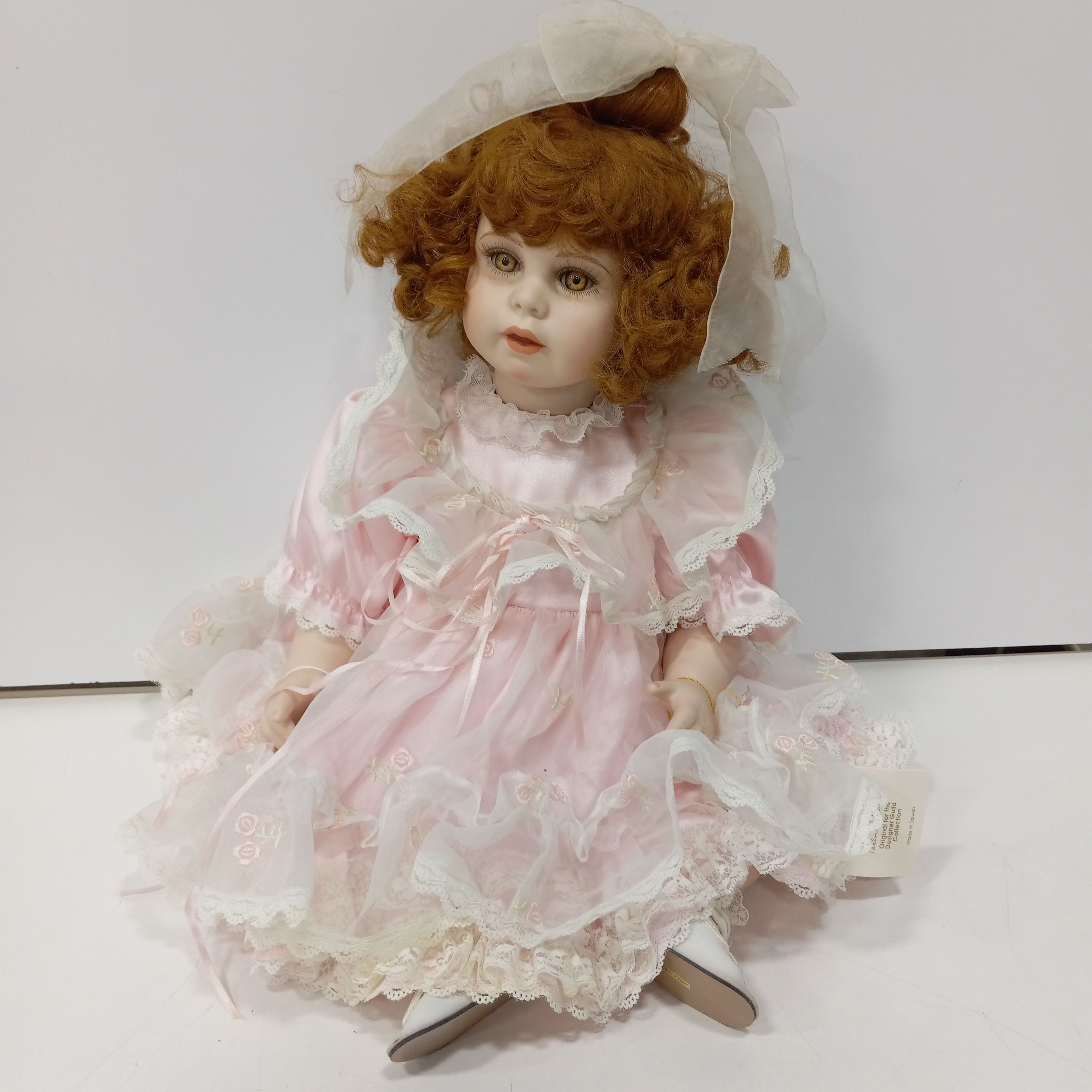 Buy the Vintage Porcelain Doll by Thelma Resch | GoodwillFinds