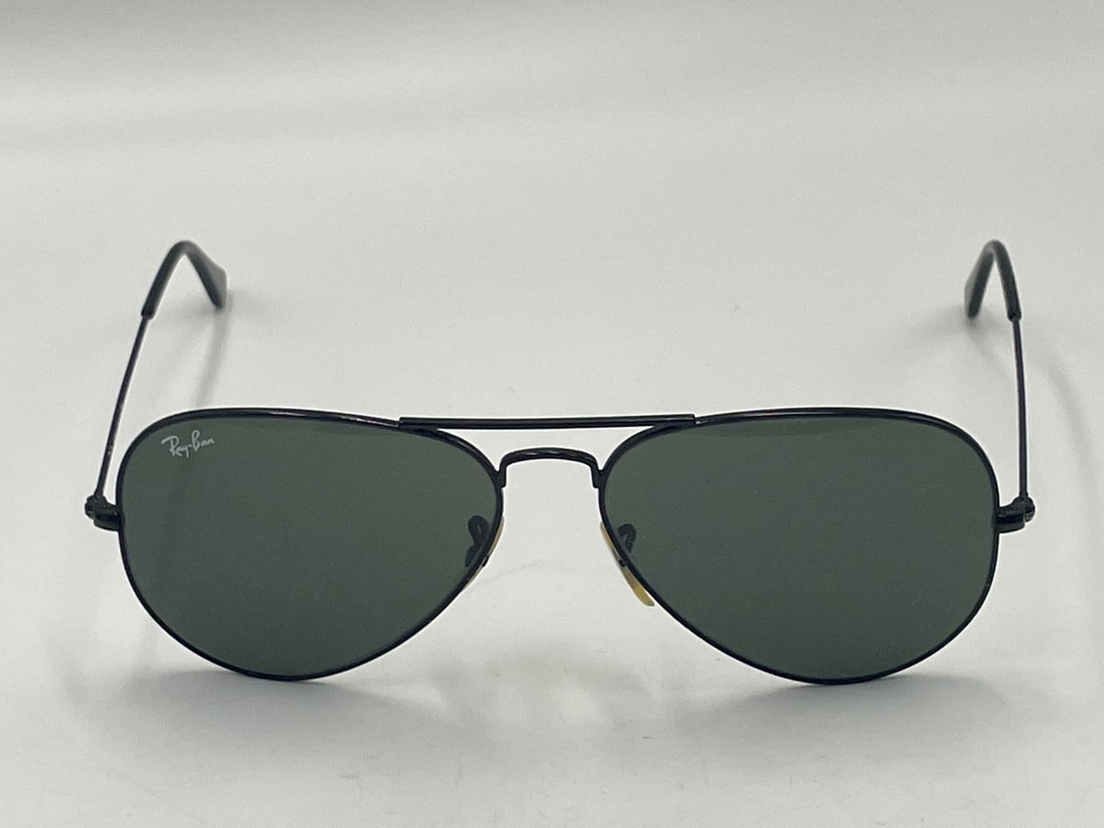 Buy the Mens Crystal Green Polarized Lens Large Metal Frame Aviator ...