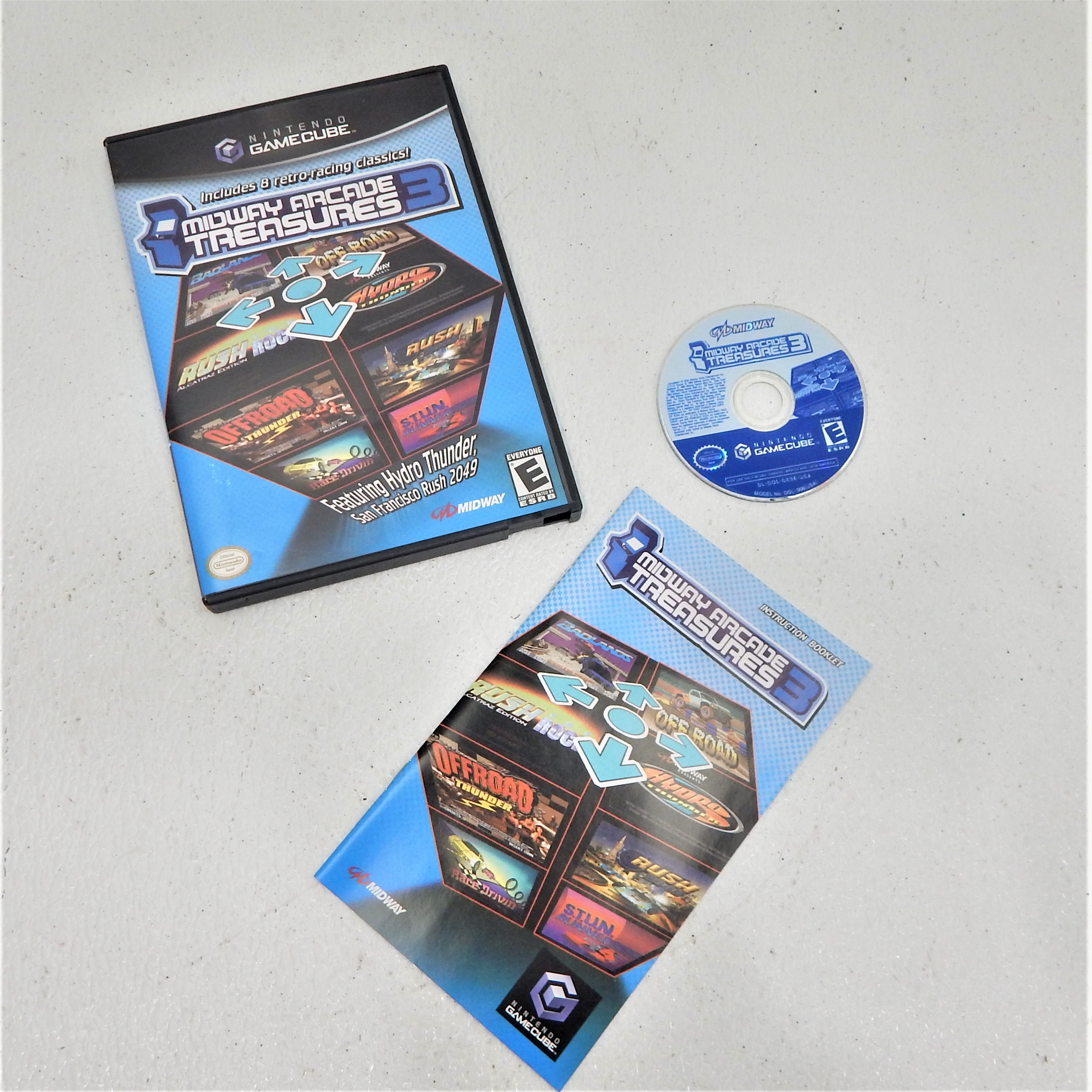 Buy the Midway Arcade Treasures 3 Nintendo GameCube CIB | GoodwillFinds