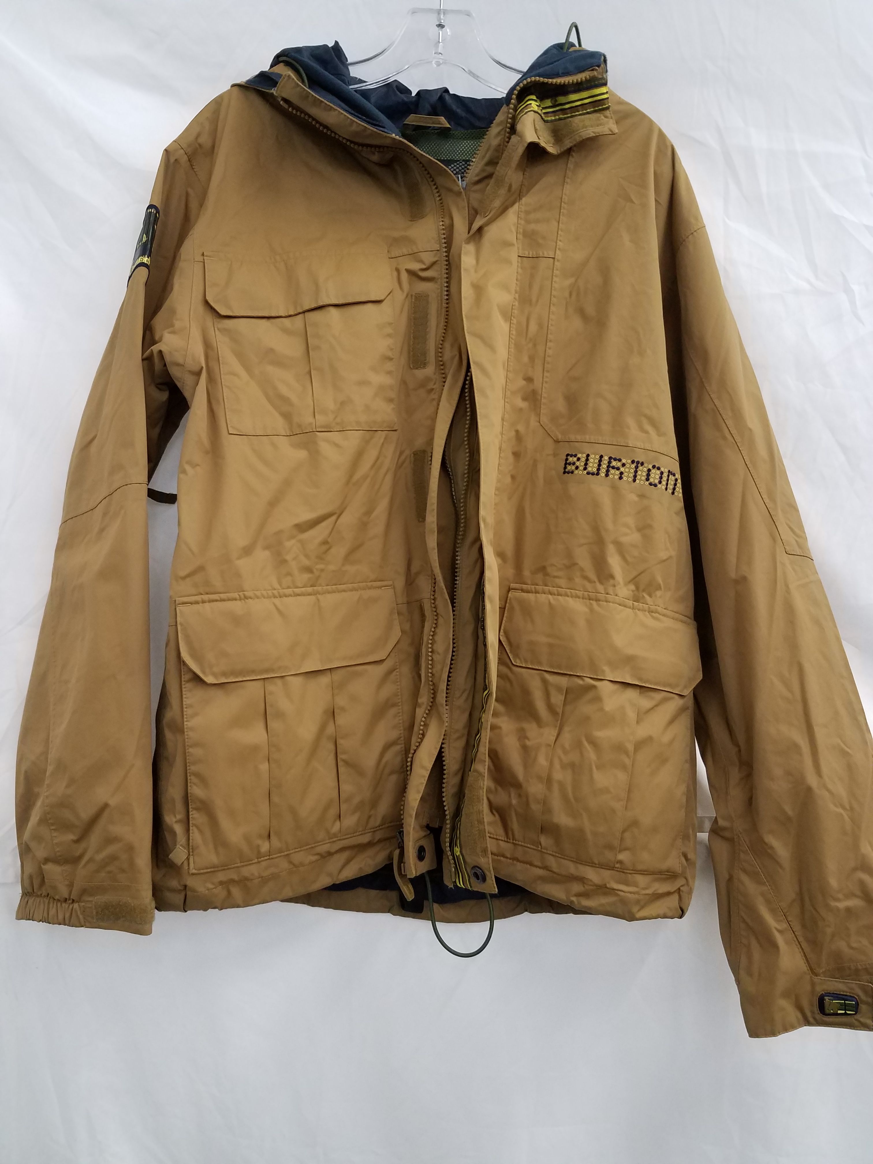 Buy the Burton Brown Windbreaker SZ S GoodwillFinds