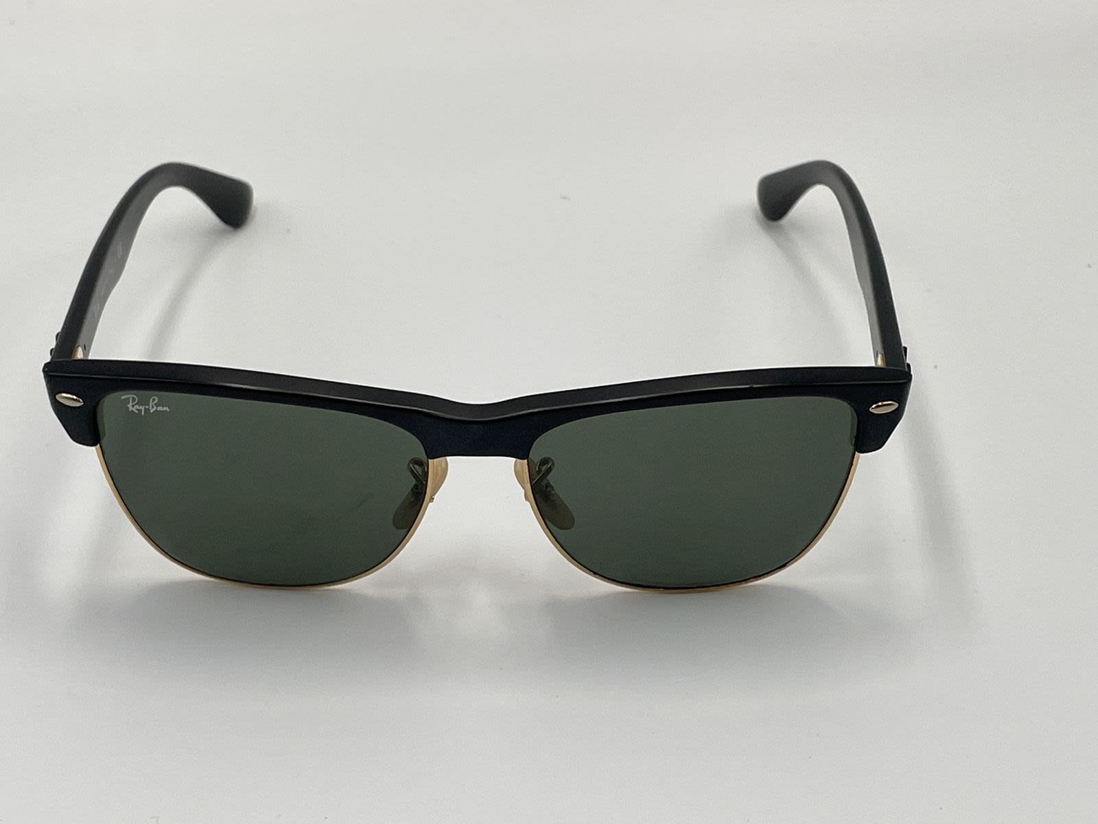 Buy Mens Clubmaster RB4175 Black Green Oversized Square Sunglasses J 0557885 C for USD 49.99 GoodwillFinds