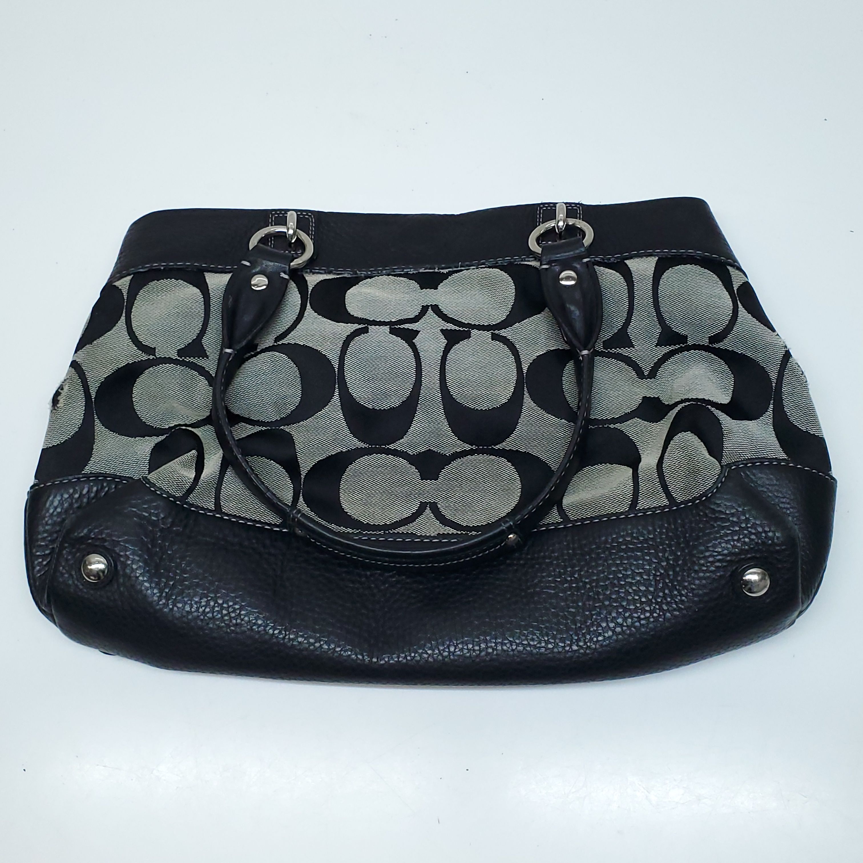 Black cloth coach discount purse