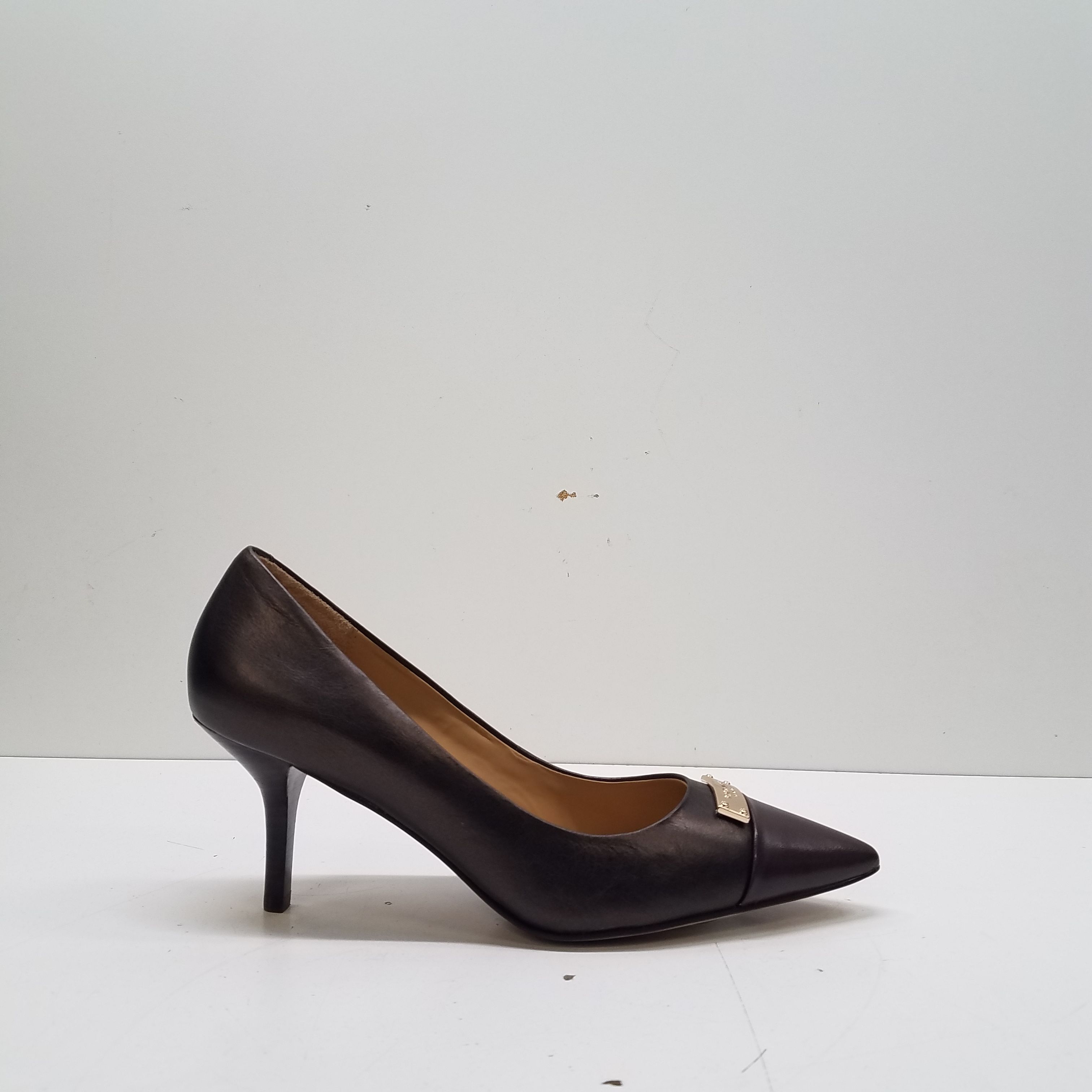 Buy the Coach Zan Brown Leather Pumps Women's Size 7B | GoodwillFinds