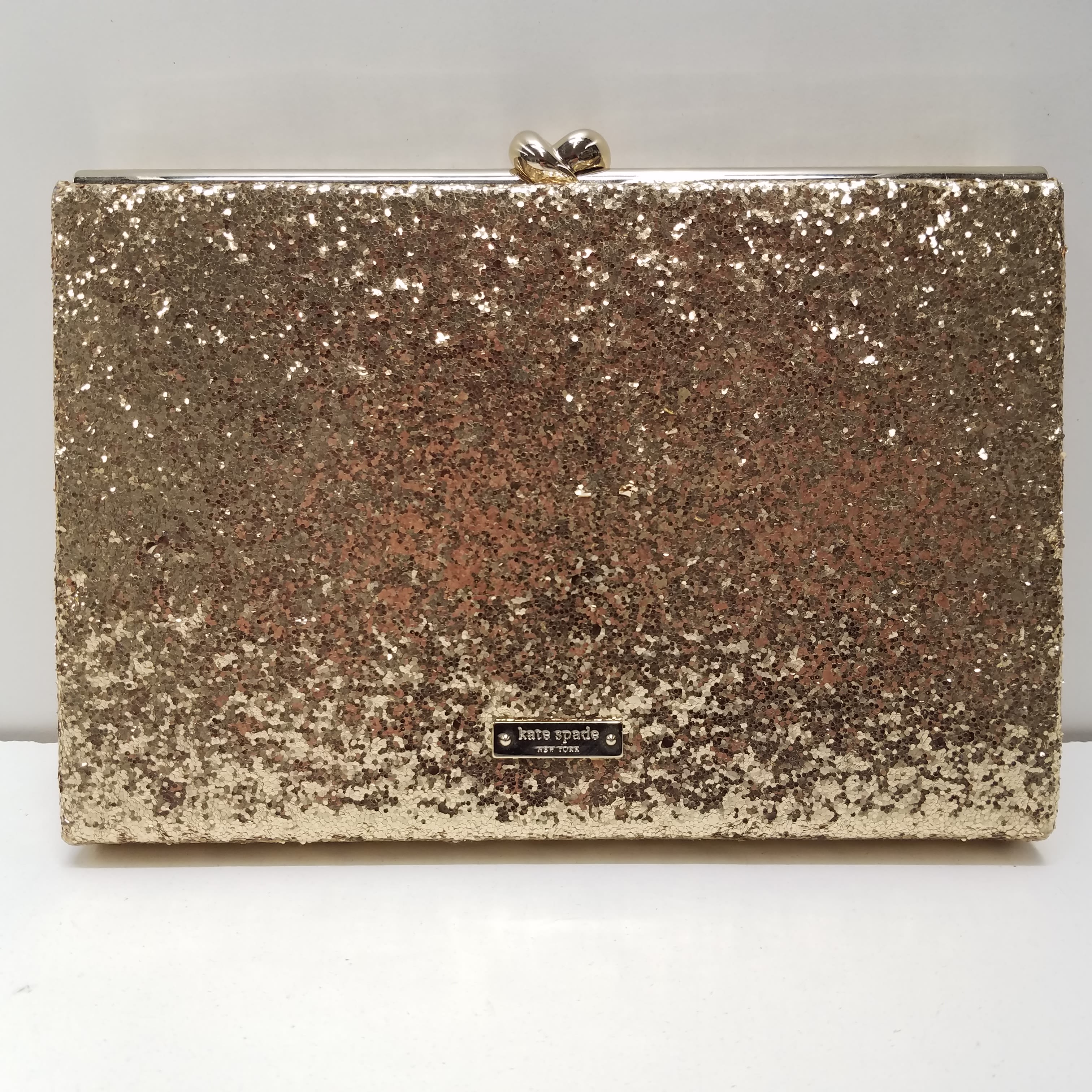 Kate spade clutch discount glitter