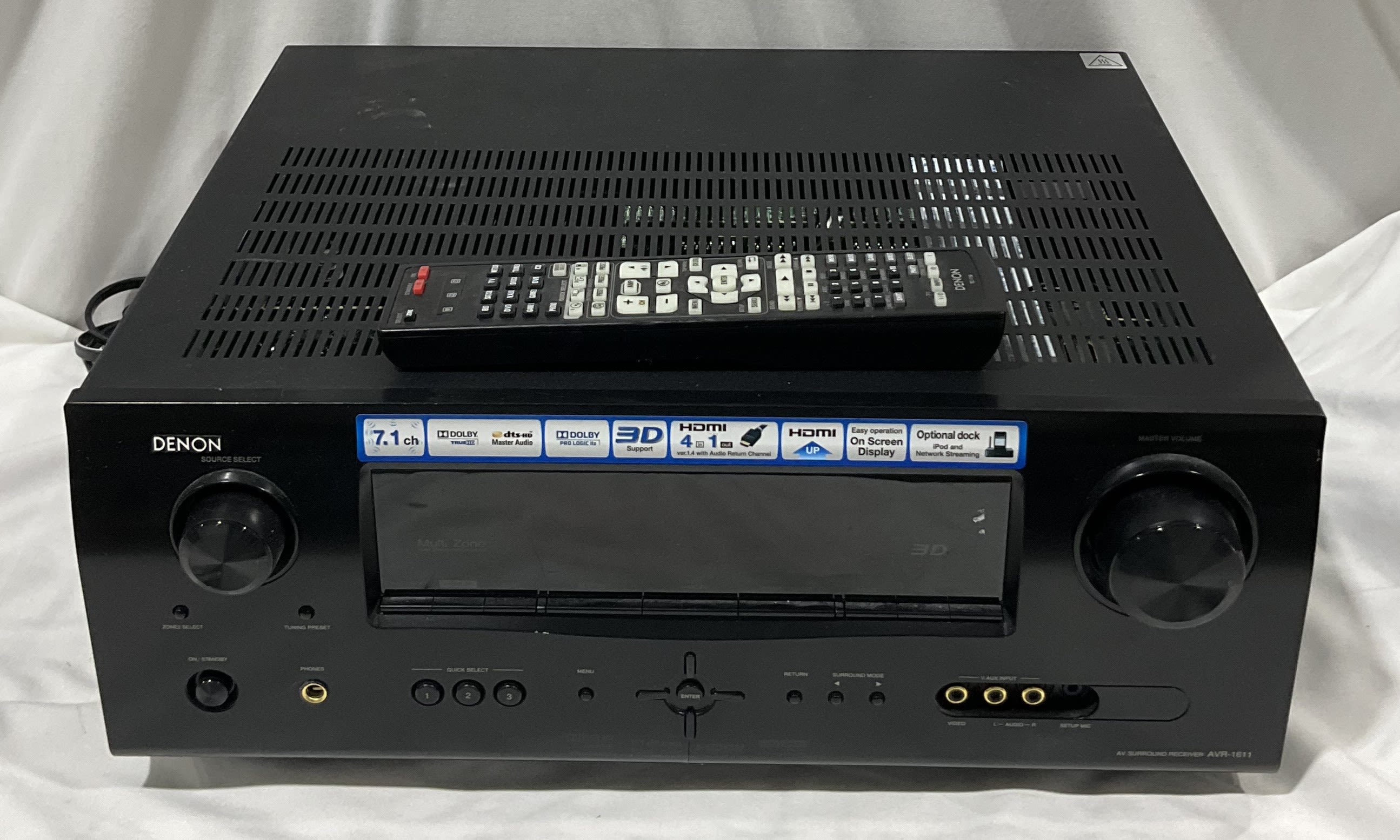 Buy the Denon AVR-1611 7.1 Channel AV Receiver | GoodwillFinds