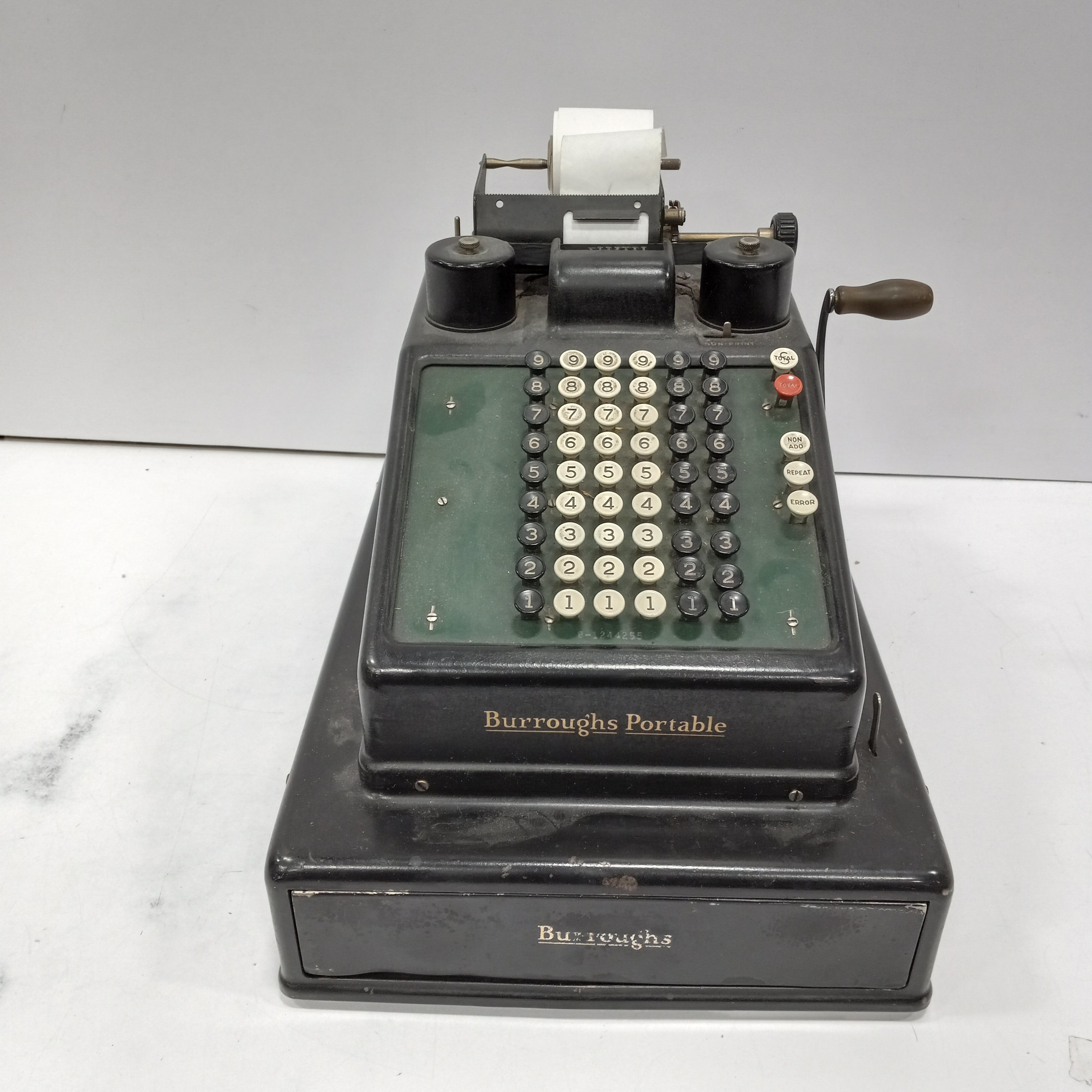 Buy the Vintage Burroughs Portable Calculator Machine | GoodwillFinds