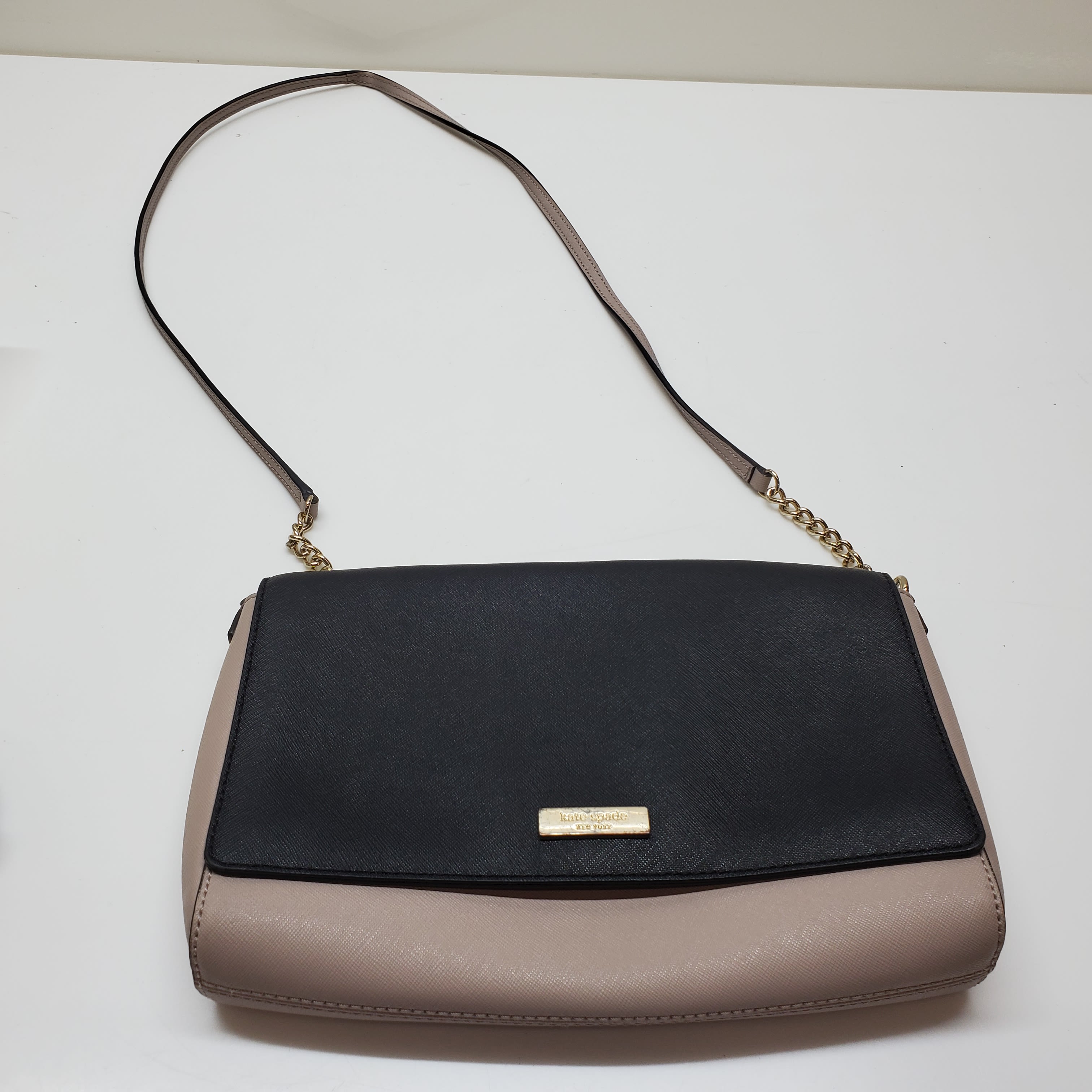 Buy the Kate Spade Laurel Way Greer Leather Chain Crossbody Bag