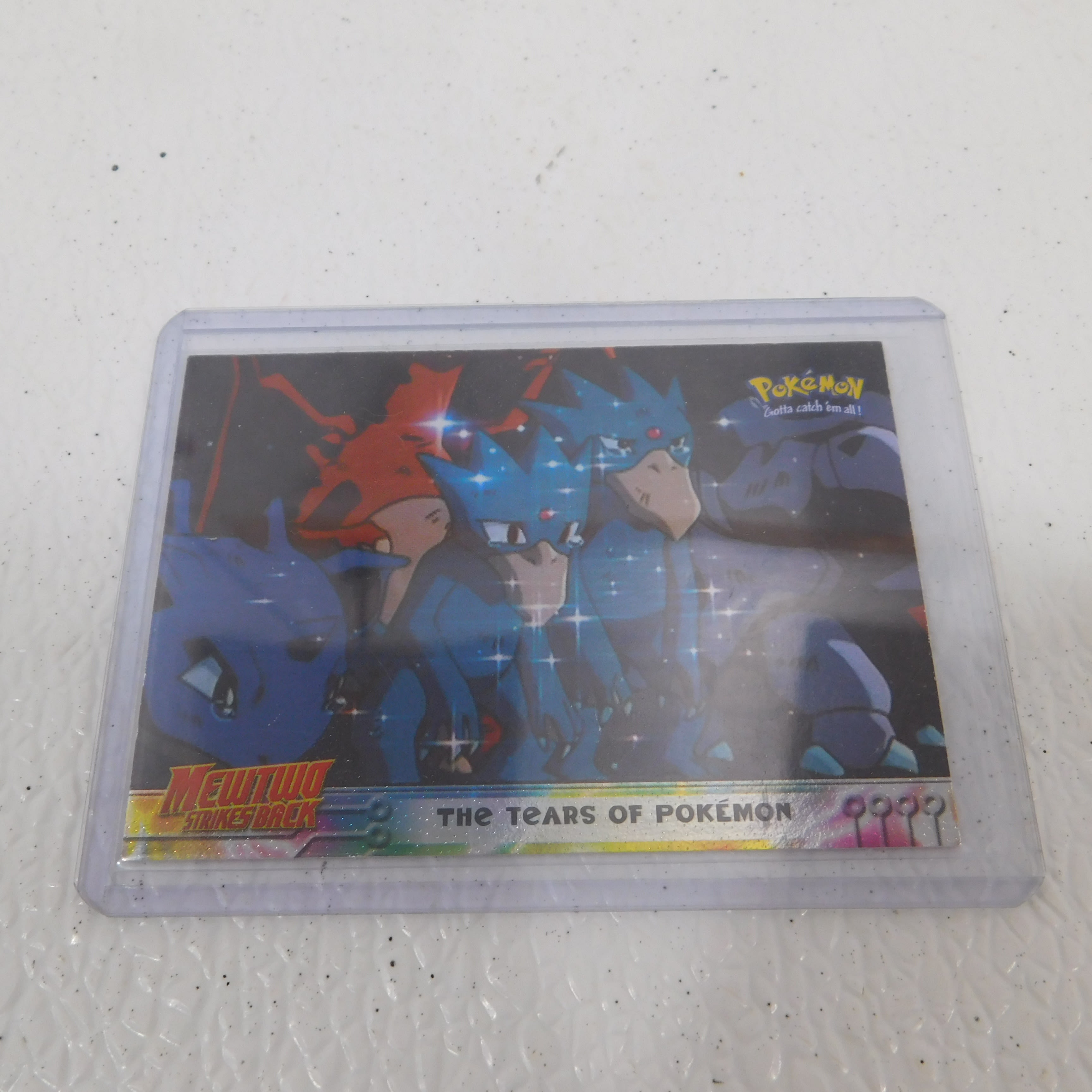 Pokemon Card FAREWELL #39 Mewtwo Strikes Back Blue Logo Pokemon Topps