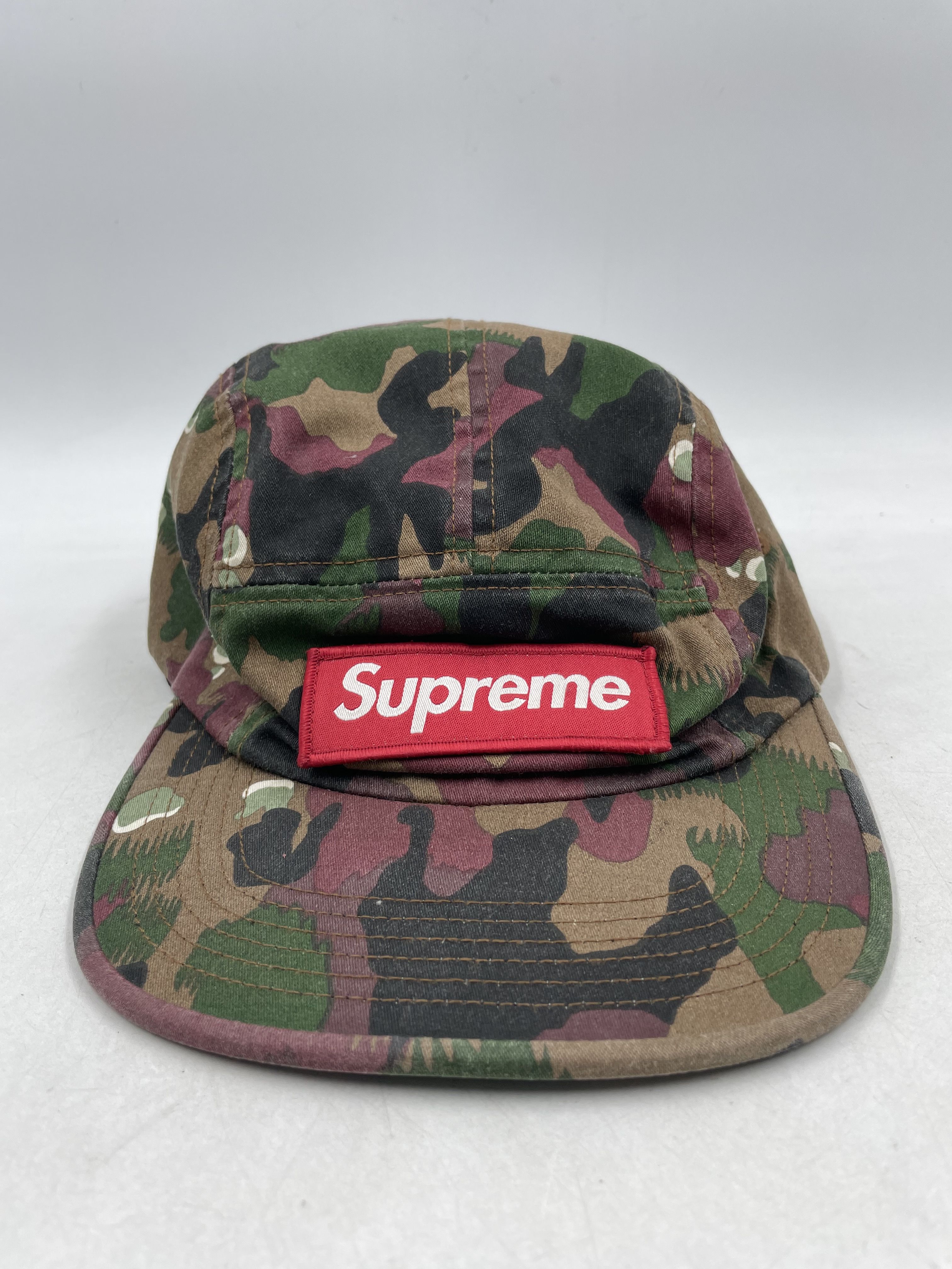 Supreme camo best sale camp hat