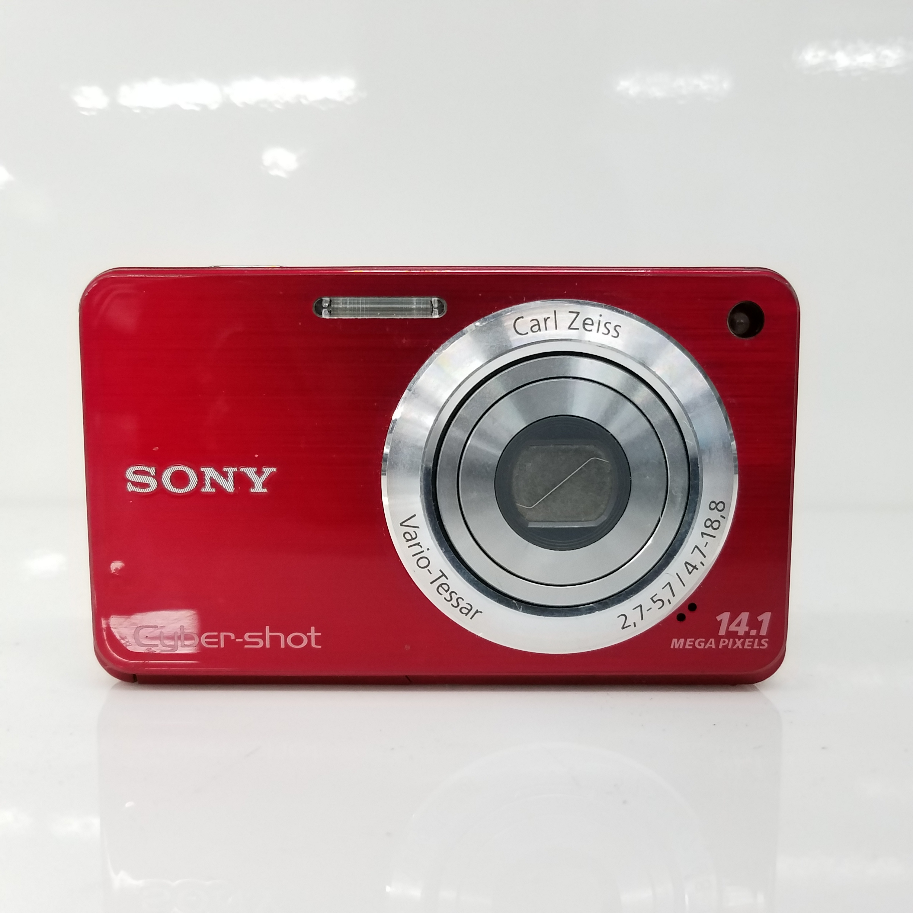 Buy the Sony Cybershot DSCW560 14MP Digital Camera Red GoodwillFinds